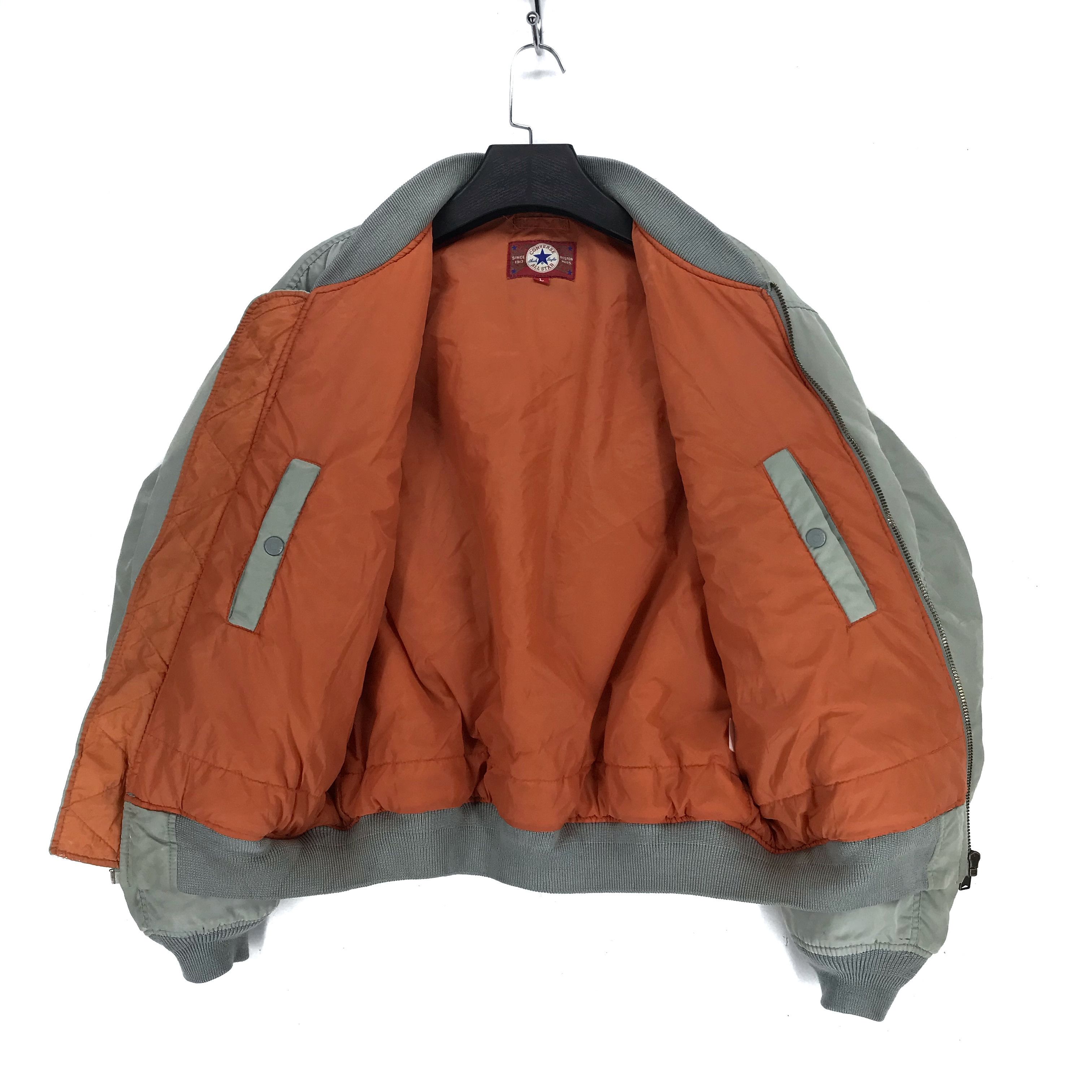 Converse Vintage Converse MA-1 Bomber Jacket #2310-90 Size US L / EU 52-54 / 3 - 9 Thumbnail