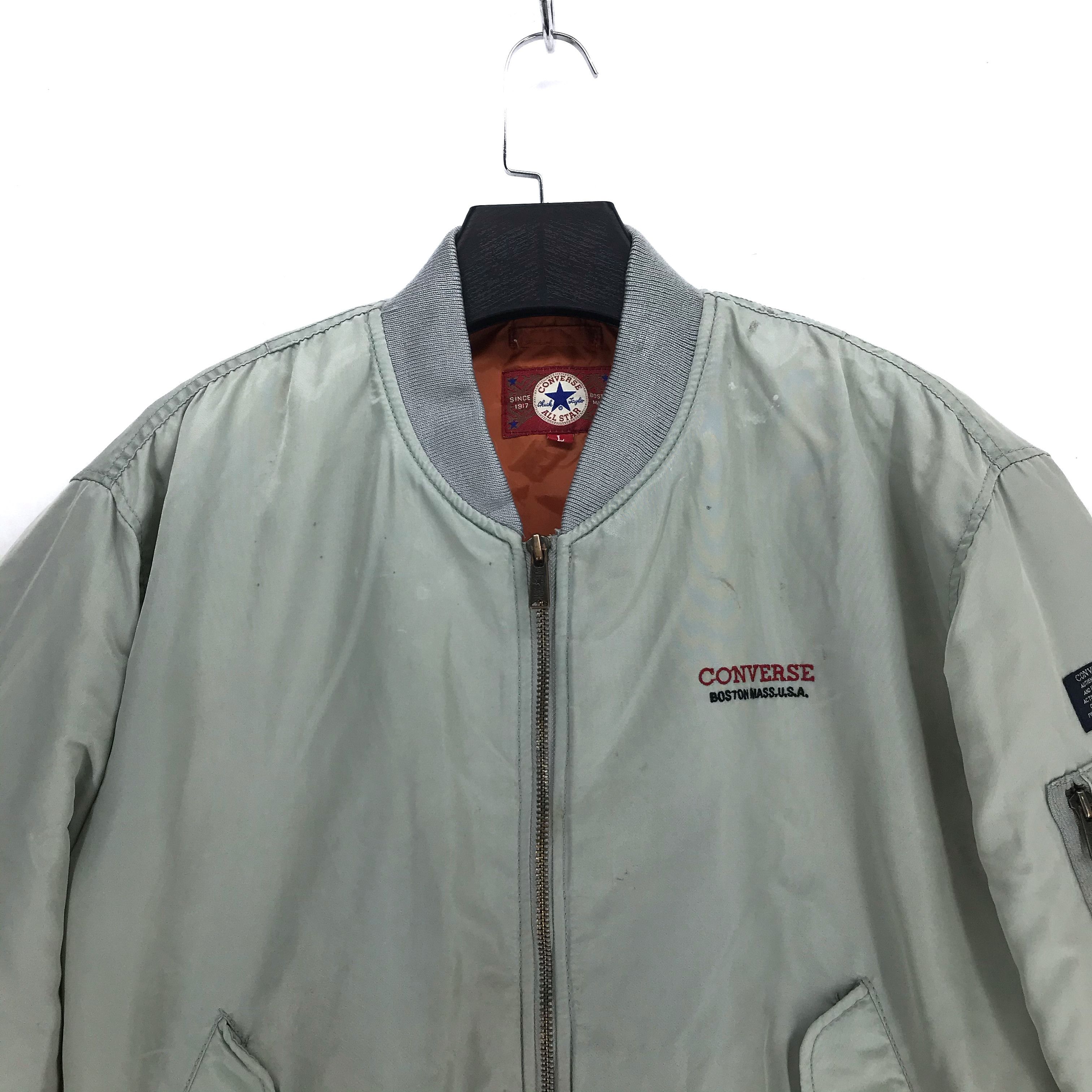 Converse Vintage Converse MA-1 Bomber Jacket #2310-90 Size US L / EU 52-54 / 3 - 2 Thumbnail