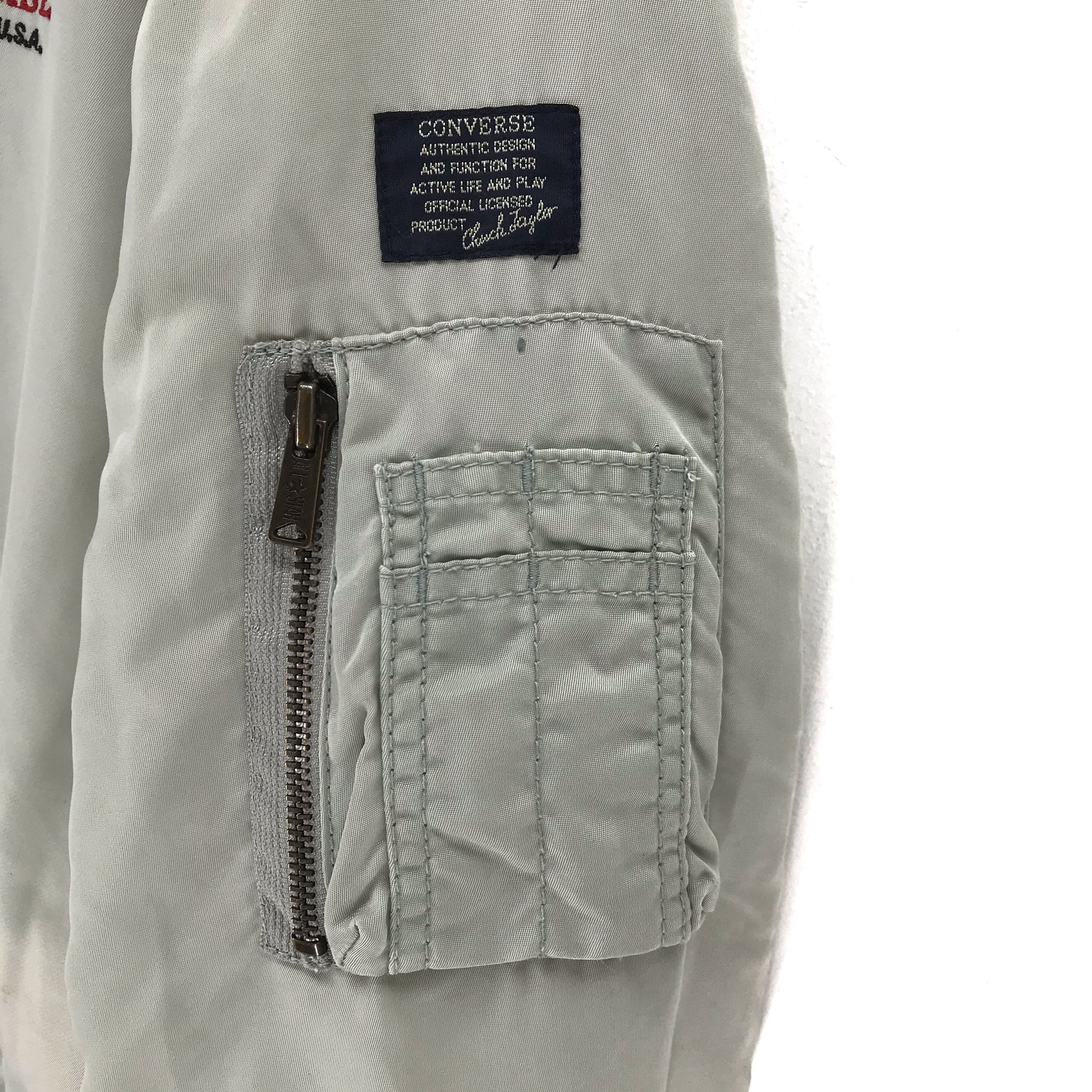 Converse Vintage Converse MA-1 Bomber Jacket #2310-90 Size US L / EU 52-54 / 3 - 7 Thumbnail