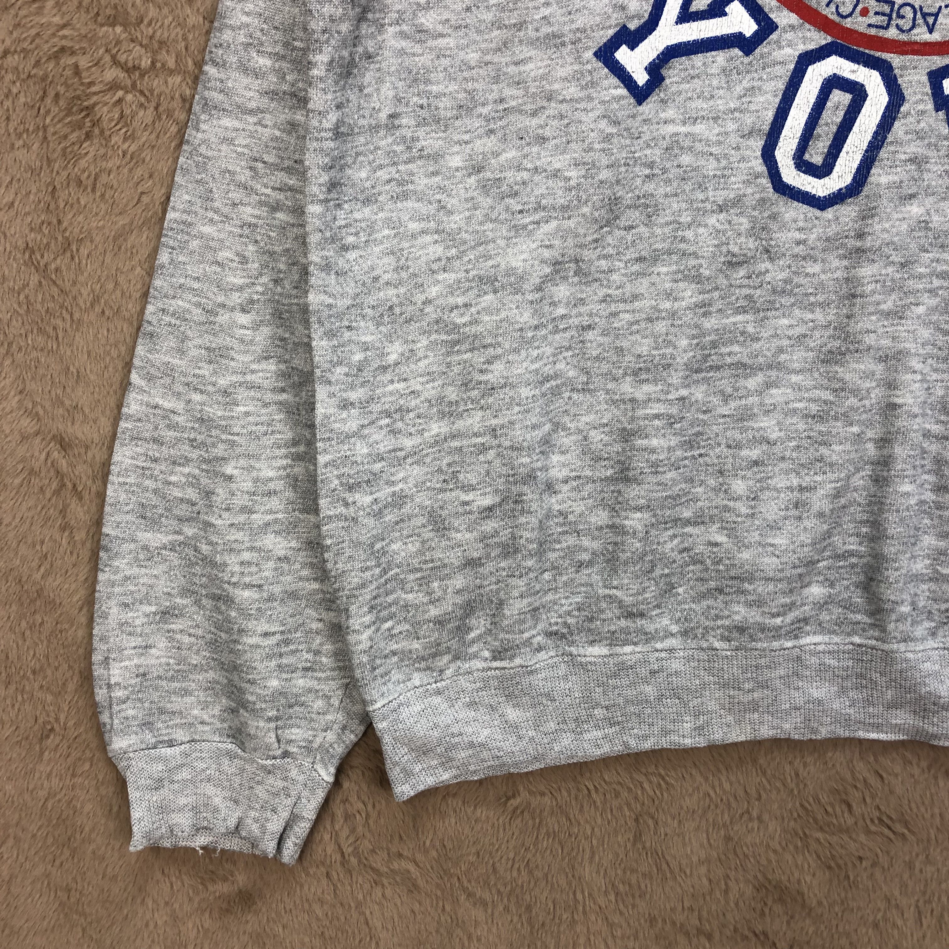Hanes VINTAGE 90's NEW YORK CITY MADE IN USA SWEATSHIRT #5259-178 Size US XL / EU 56 / 4 - 5 Thumbnail