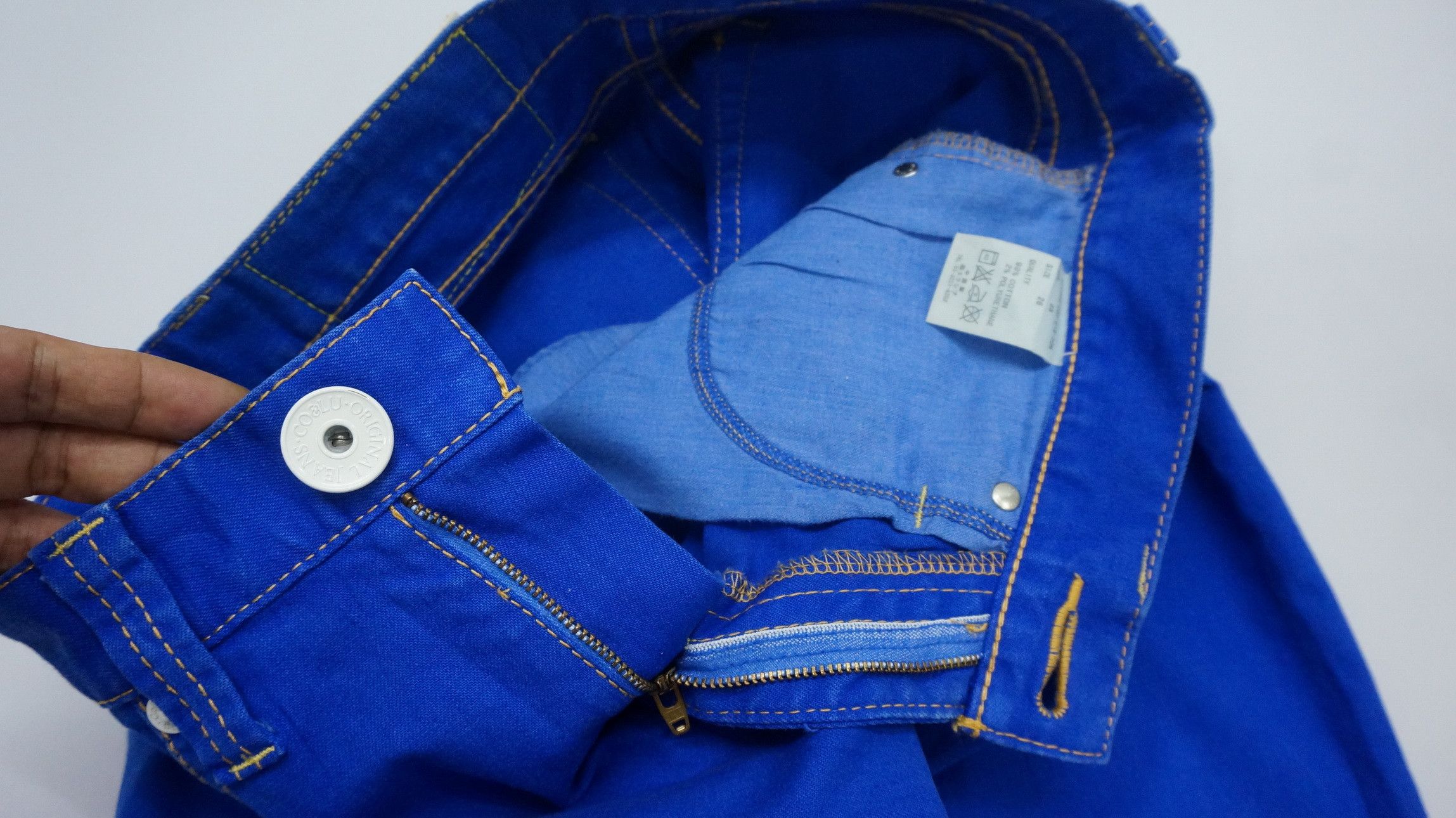 Japanese Brand CO & LU Lightweight Denim Size US 29 - 19 Thumbnail