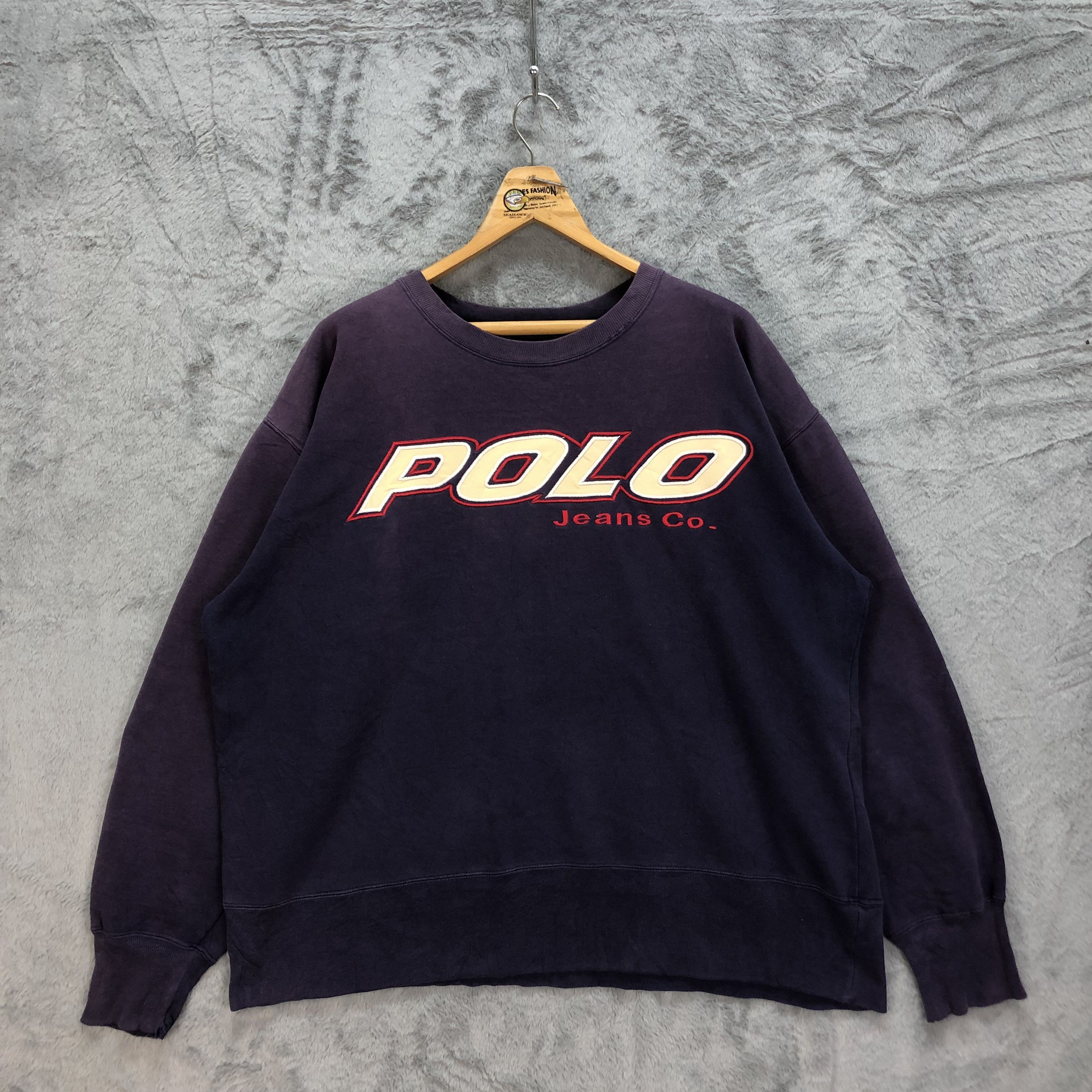 Polo Ralph Lauren Trashed Polo Jeans Co. Ralph Lauren Sweatshirts #5035-26 Size US L / EU 52-54 / 3 - 1 Thumbnail