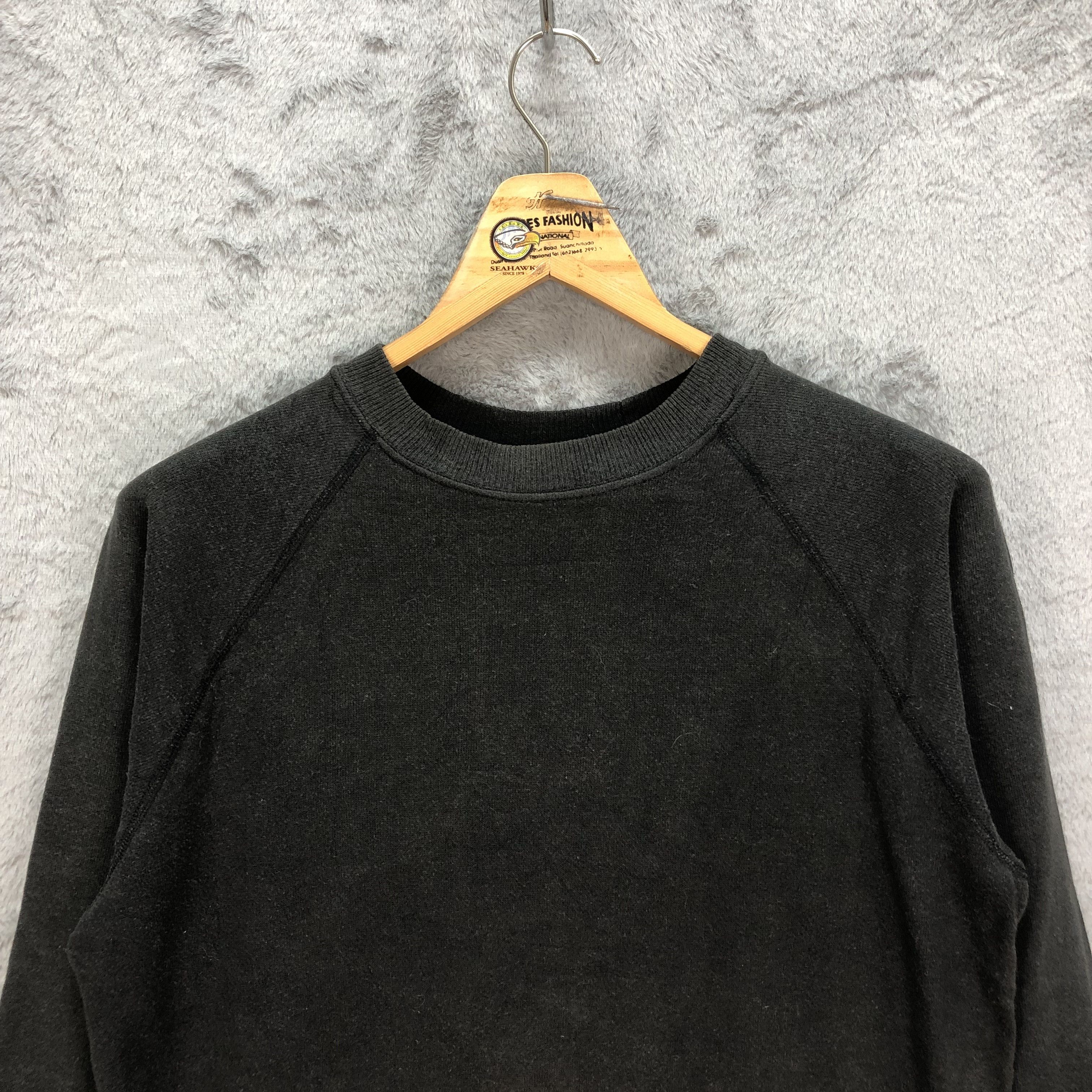 Hanes VINTAGE 90's HANES MADE IN USA PLAIN SWEATSHIRT #5255-178 Size US M / EU 48-50 / 2 - 2 Thumbnail