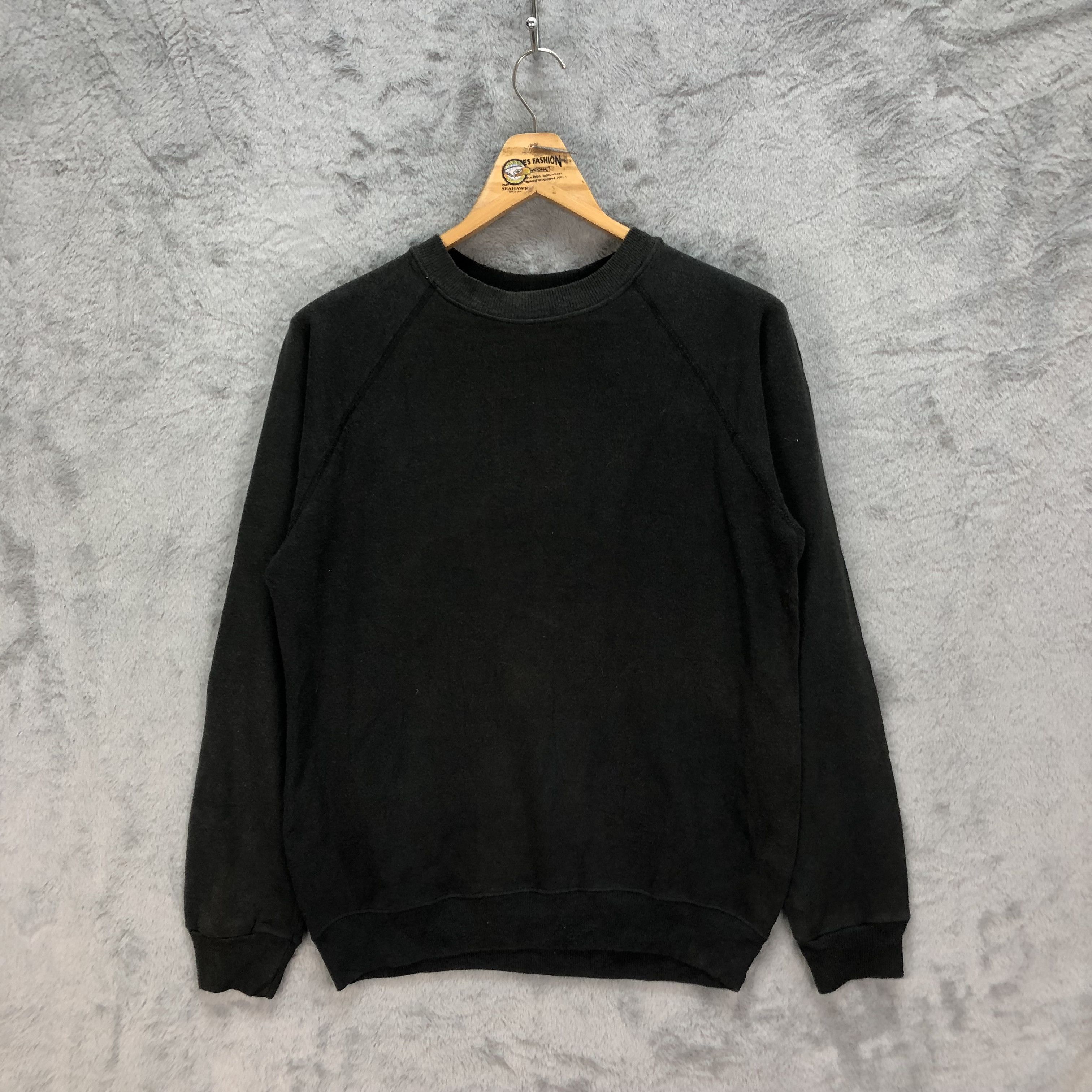 Hanes VINTAGE 90's HANES MADE IN USA PLAIN SWEATSHIRT #5255-178 Size US M / EU 48-50 / 2 - 1 Thumbnail