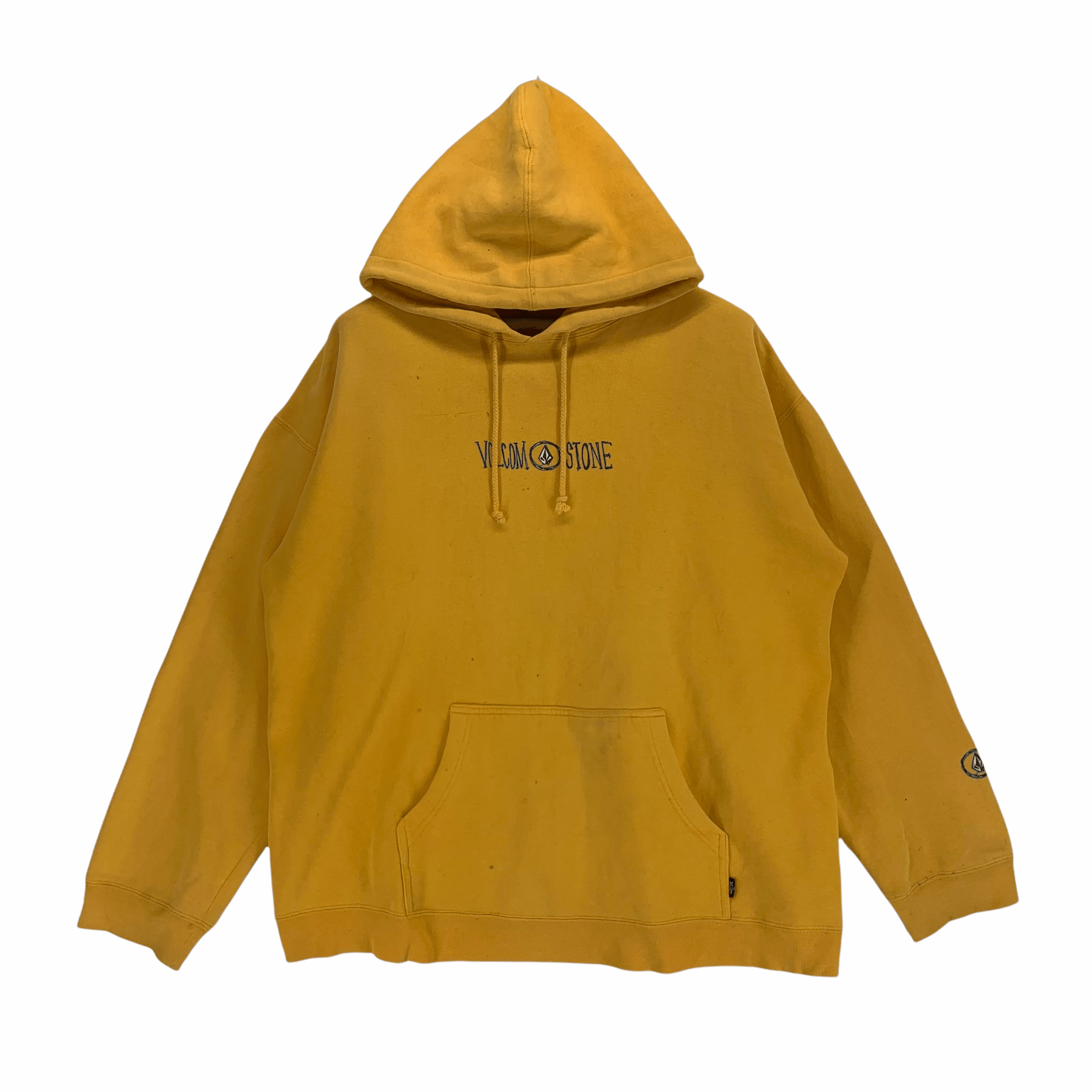 Volcom Vintage Volcom Pullover Yellow Hoodies #3341-120 Size US L / EU 52-54 / 3 - 1 Thumbnail