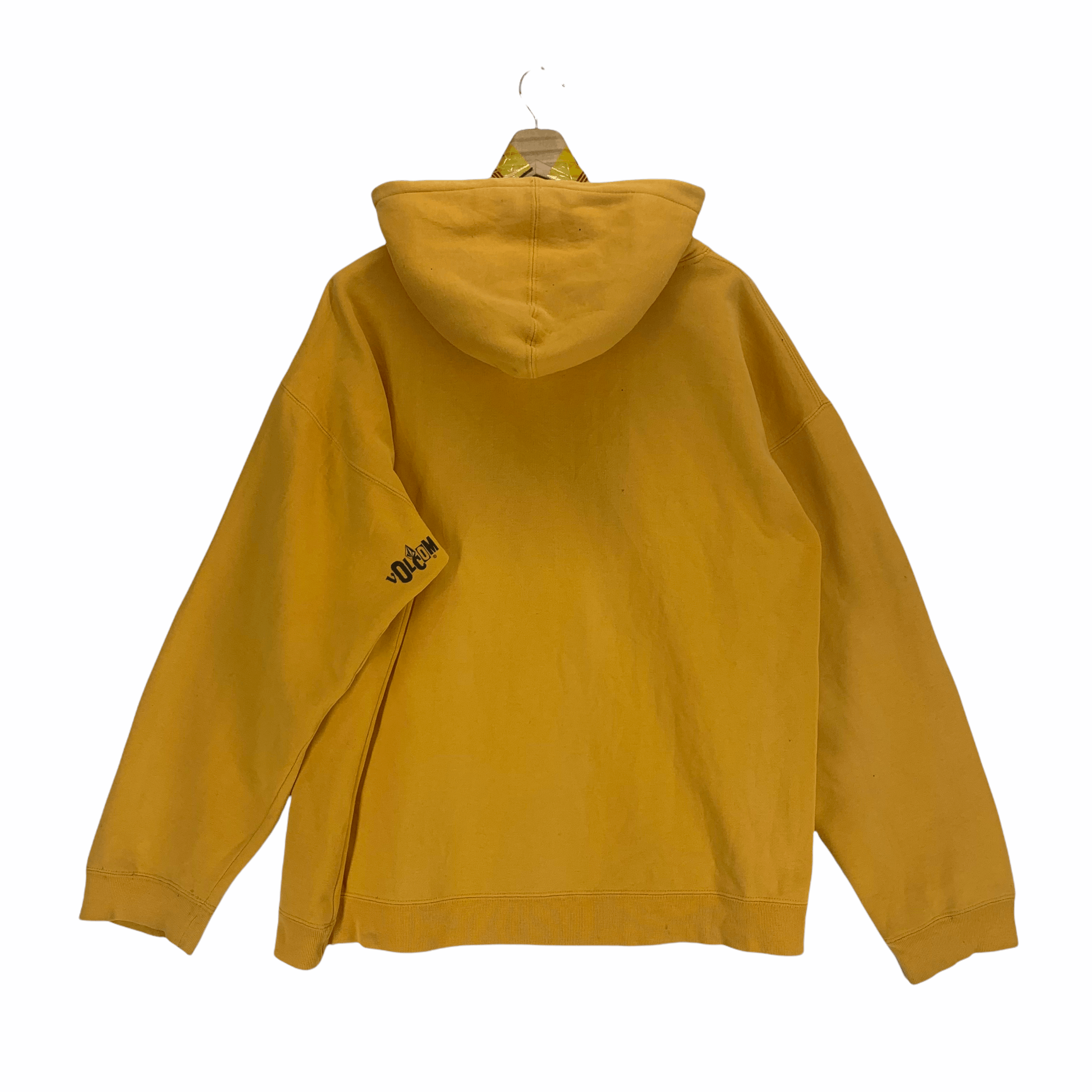Volcom Vintage Volcom Pullover Yellow Hoodies #3341-120 Size US L / EU 52-54 / 3 - 8 Thumbnail