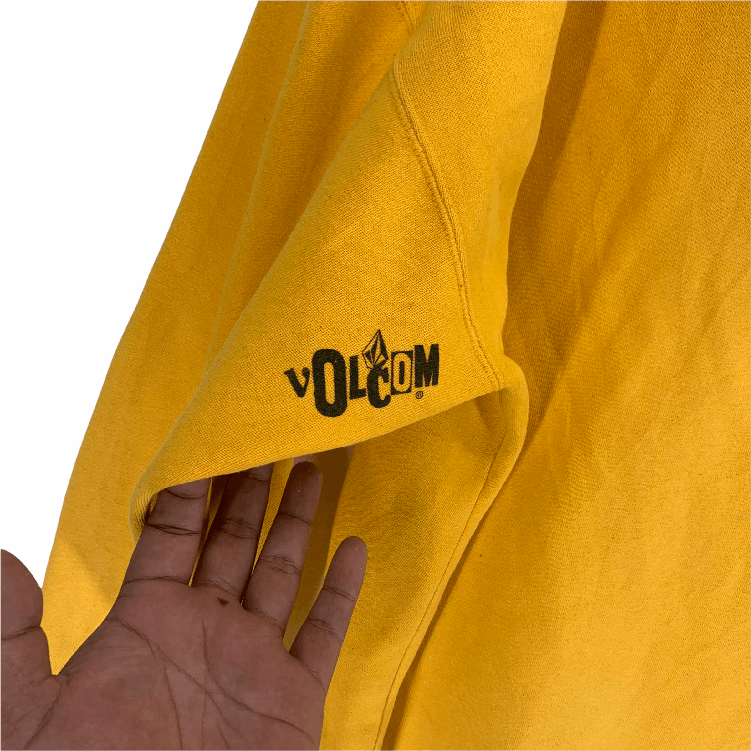 Volcom Vintage Volcom Pullover Yellow Hoodies #3341-120 Size US L / EU 52-54 / 3 - 9 Thumbnail