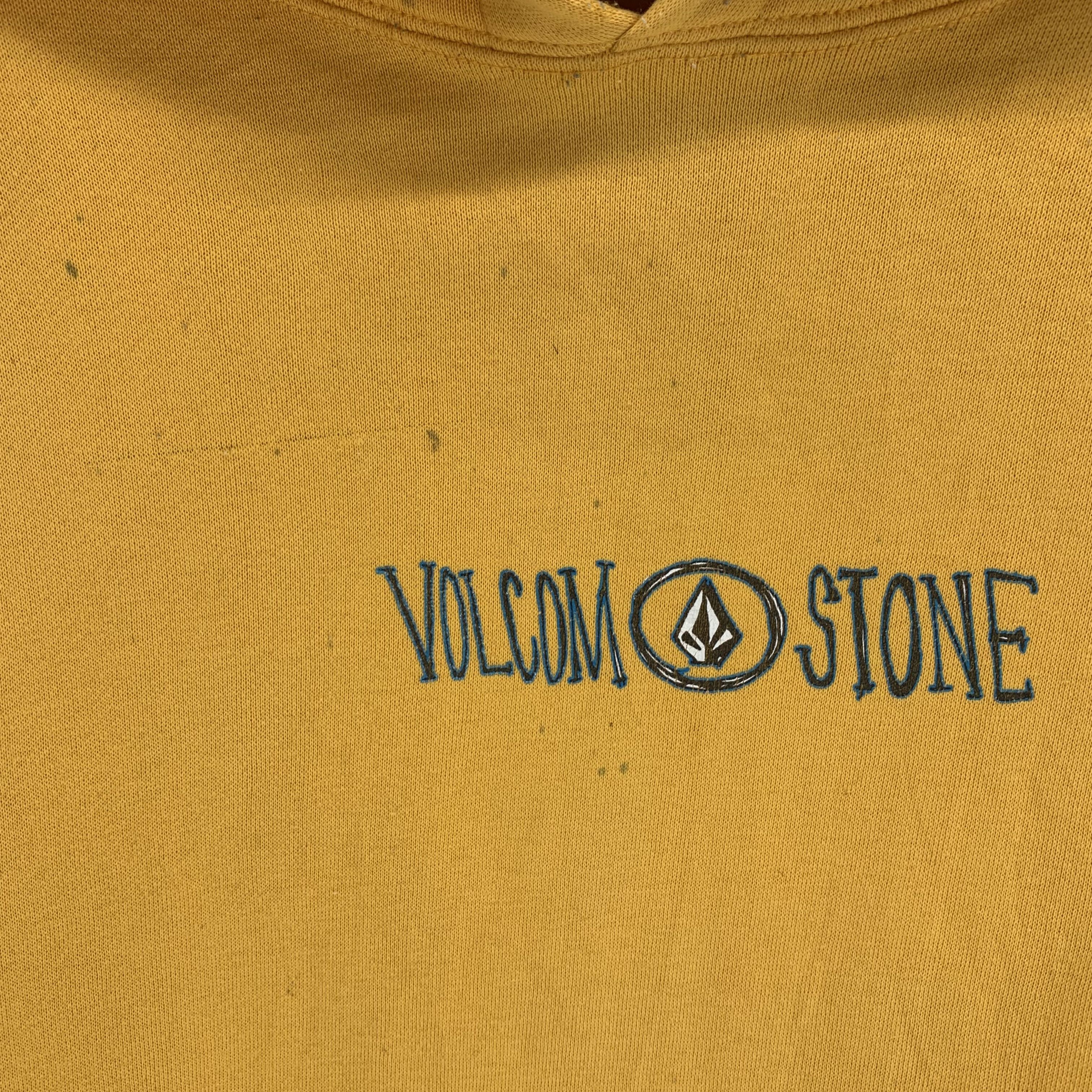 Volcom Vintage Volcom Pullover Yellow Hoodies #3341-120 Size US L / EU 52-54 / 3 - 3 Thumbnail