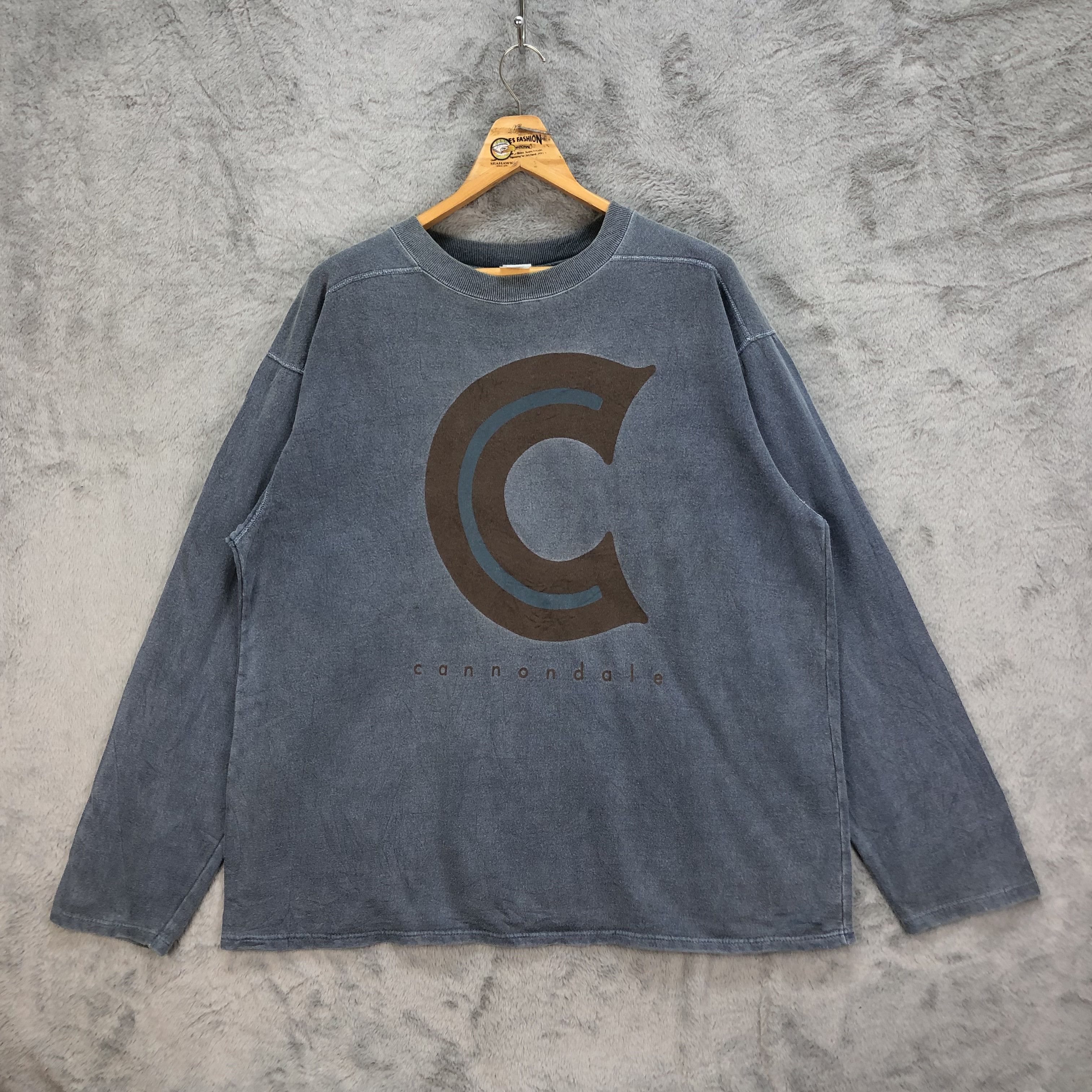 Vintage Capital C cannondale Vintage Washed Sweater #5121-175 Size US M / EU 48-50 / 2 - 1 Thumbnail