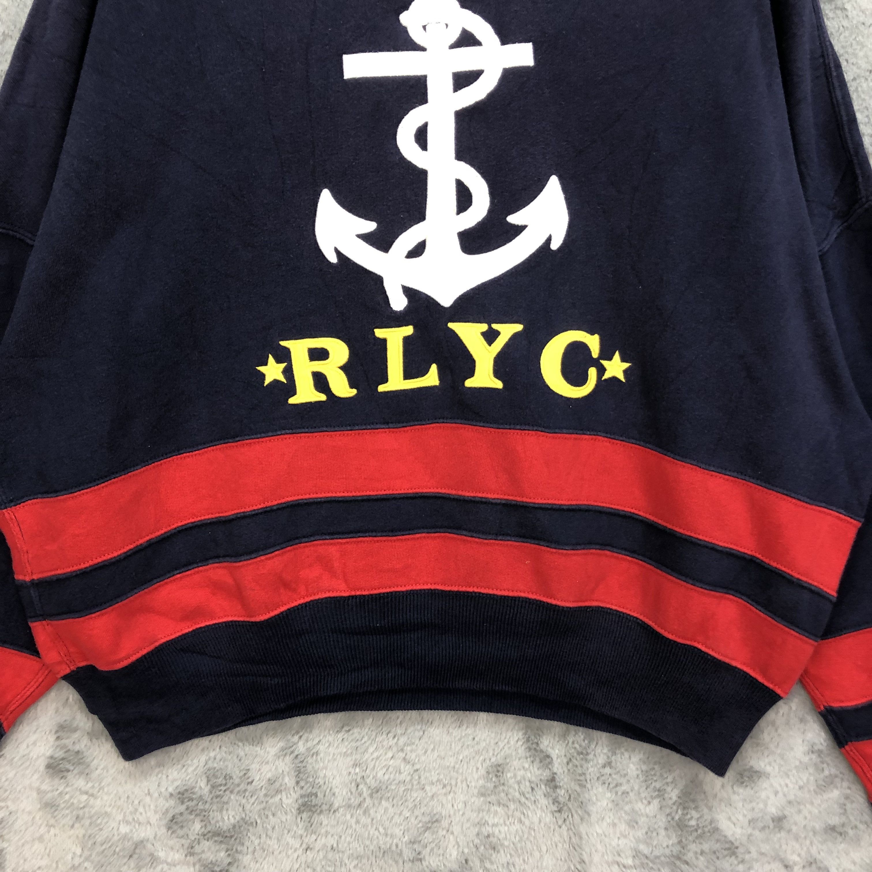 Polo Ralph Lauren POLO RALPH LAUREN OVERSIZED CROPPED SWEATSHIRTS #5045-26 Size XS / US 0-2 / IT 36-38 - 4 Thumbnail
