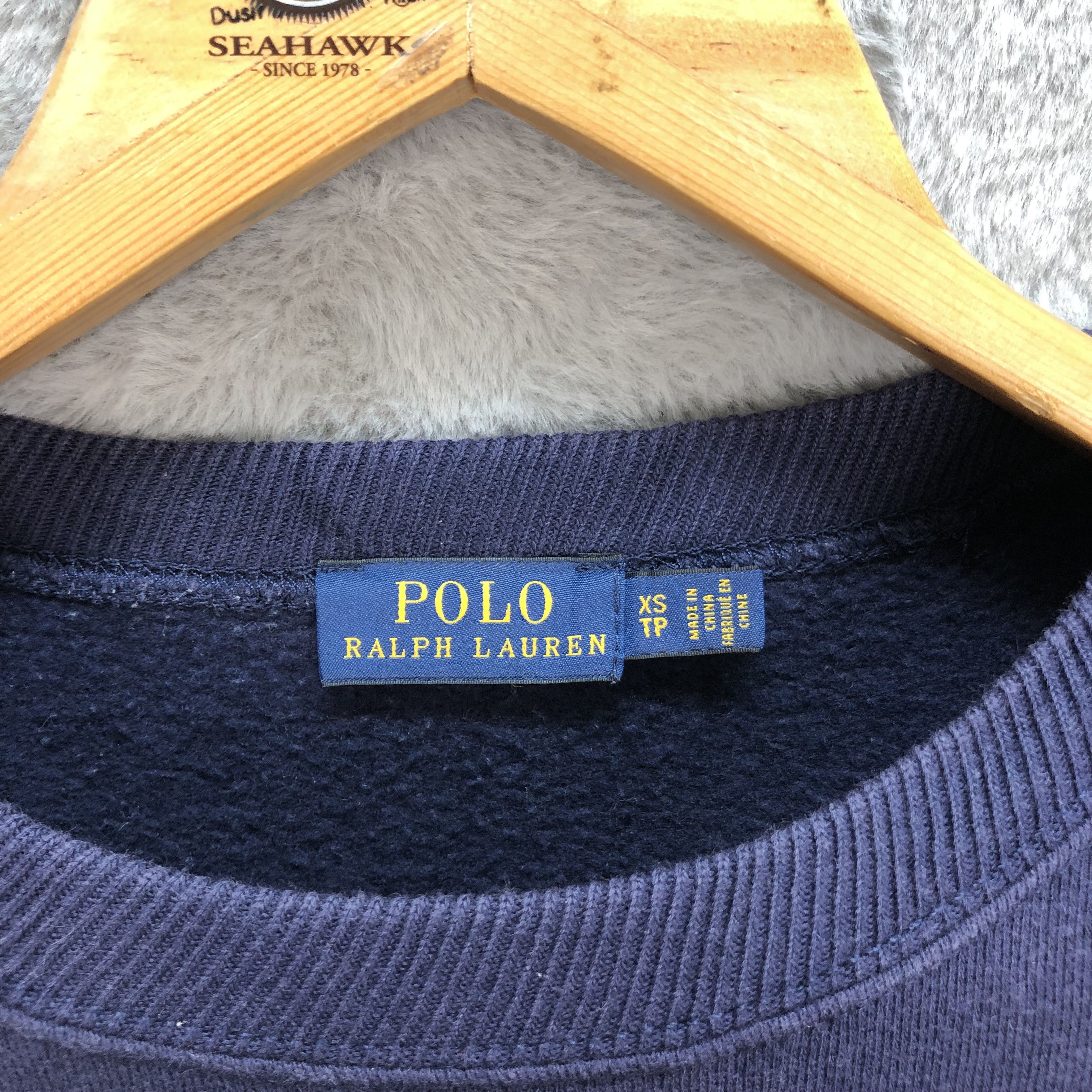 Polo Ralph Lauren POLO RALPH LAUREN OVERSIZED CROPPED SWEATSHIRTS #5045-26 Size XS / US 0-2 / IT 36-38 - 7 Thumbnail