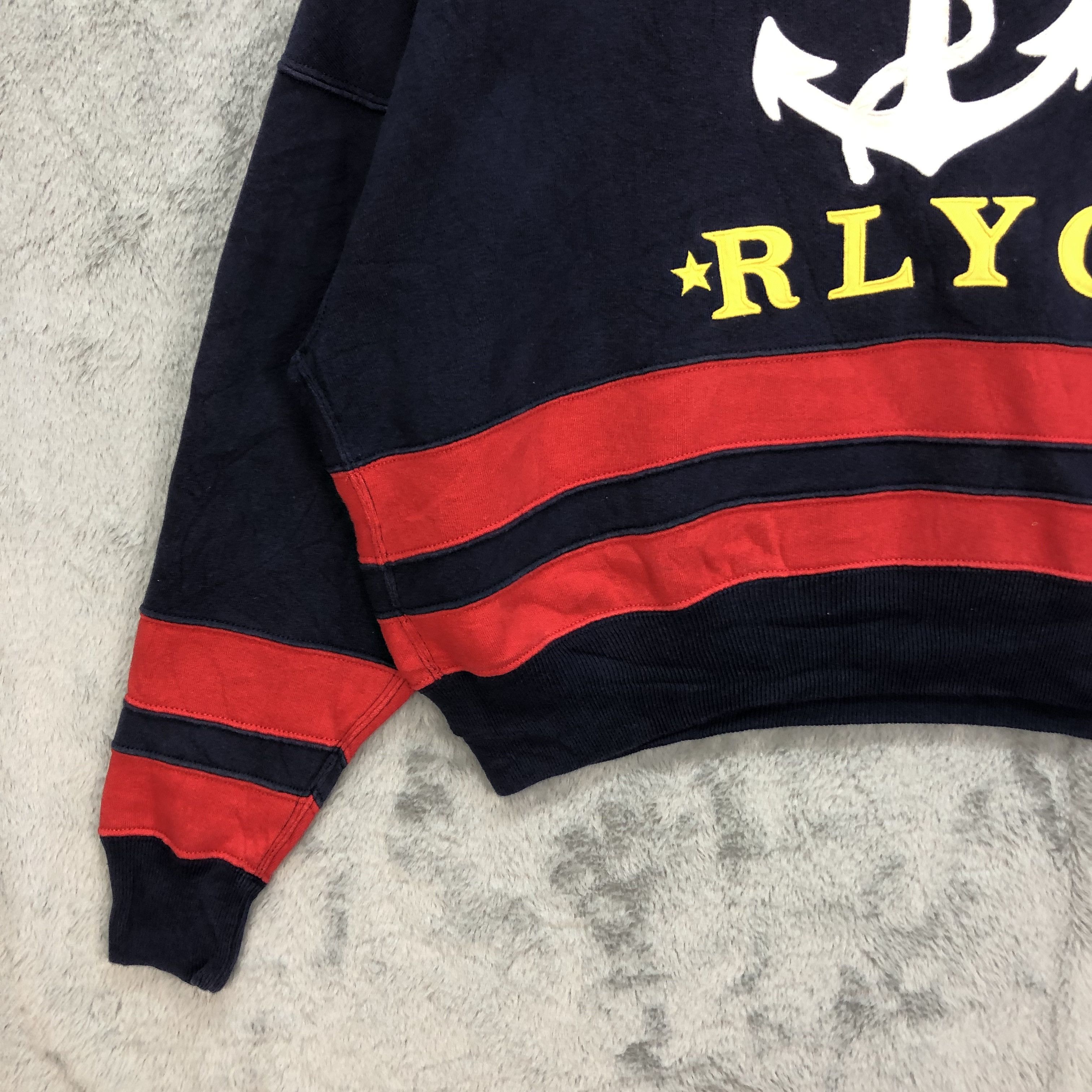 Polo Ralph Lauren POLO RALPH LAUREN OVERSIZED CROPPED SWEATSHIRTS #5045-26 Size XS / US 0-2 / IT 36-38 - 5 Thumbnail
