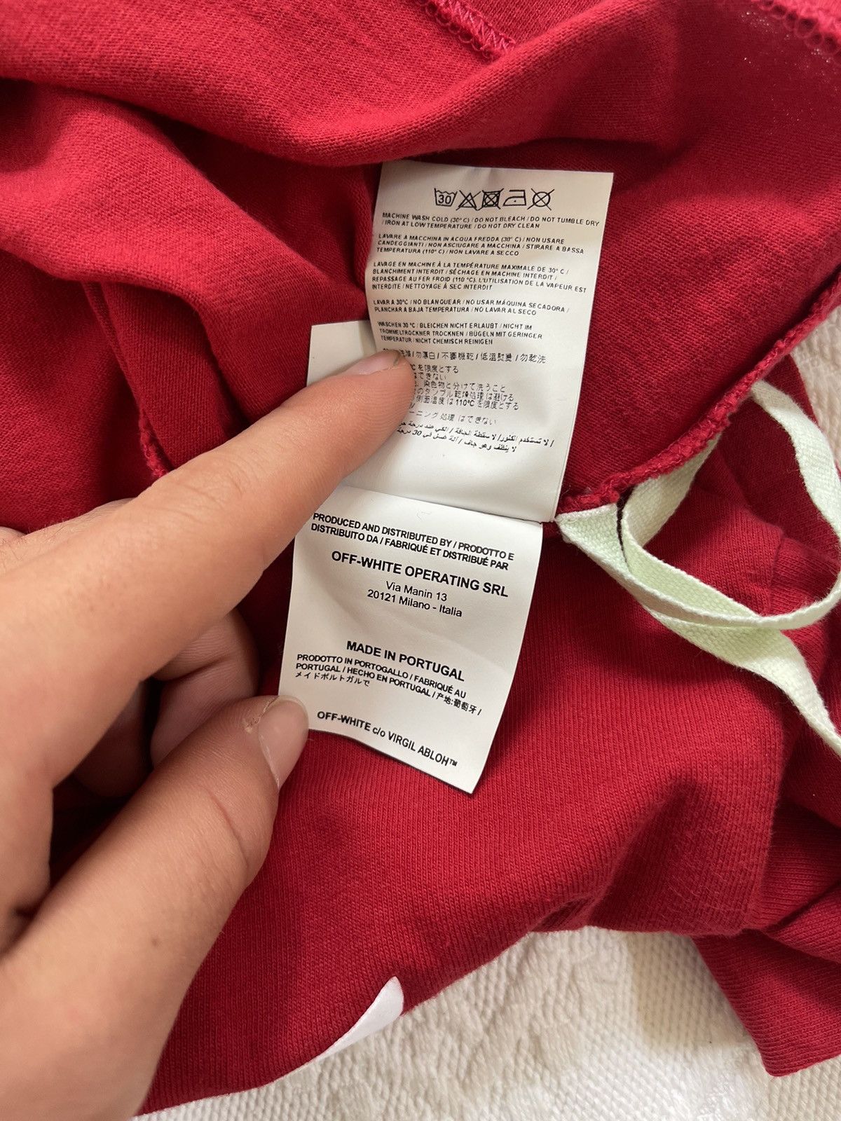 Off-White Off white parachute TEE Size US M / EU 48-50 / 2 - 12 Thumbnail
