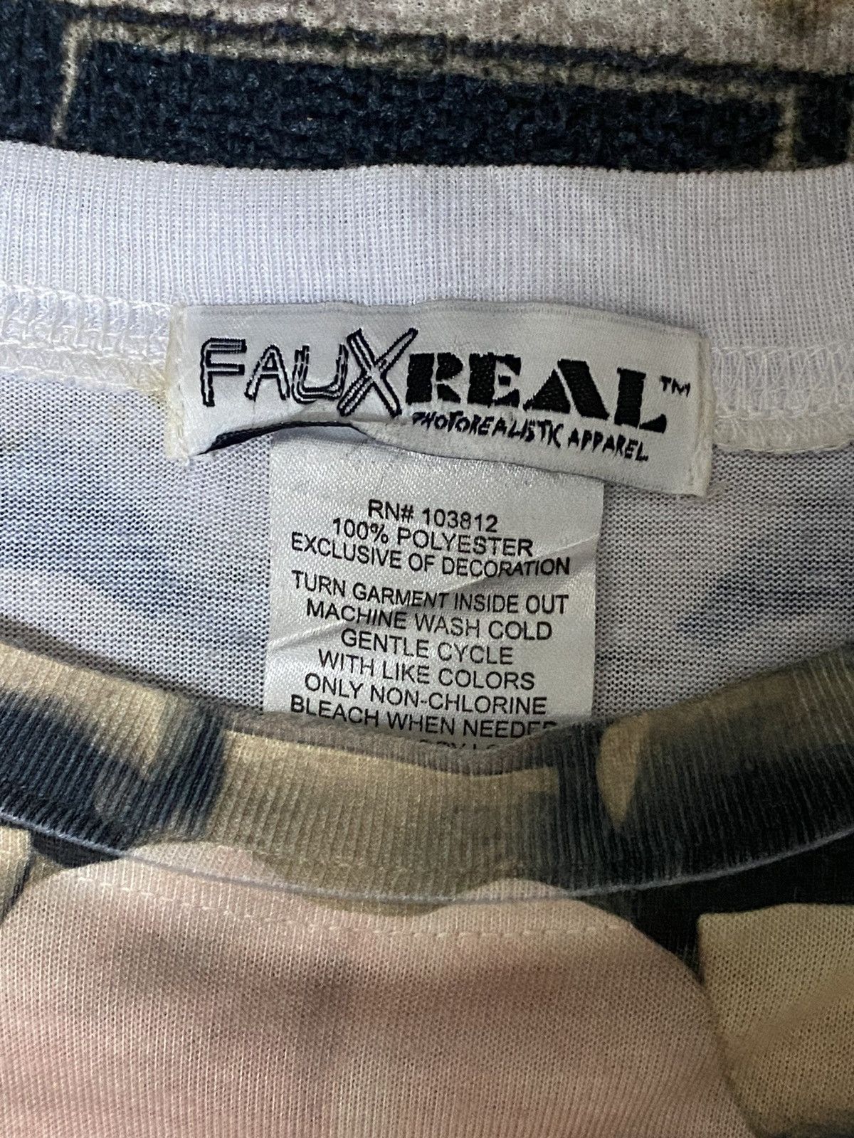 Fauxreal Art Skeleton Skulls Fullprint From Backside