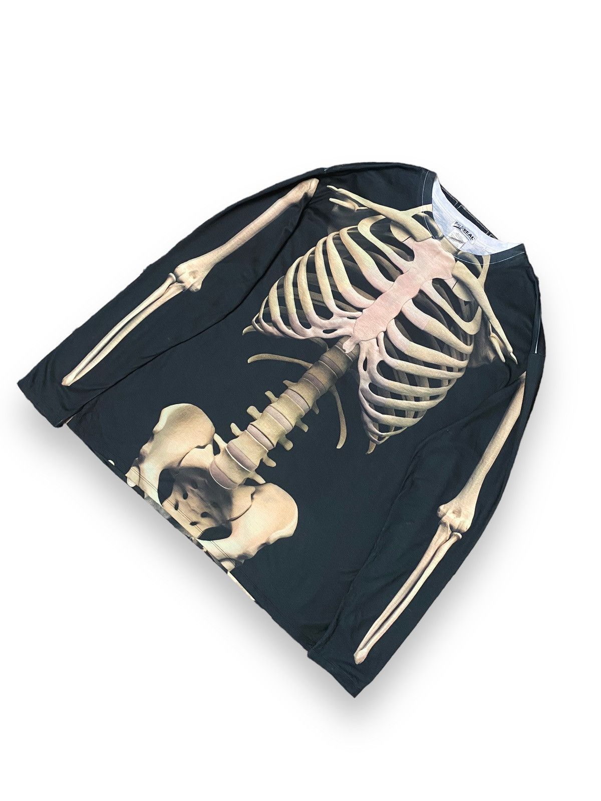 Fauxreal Art Skeleton Skulls Fullprint From Backside
