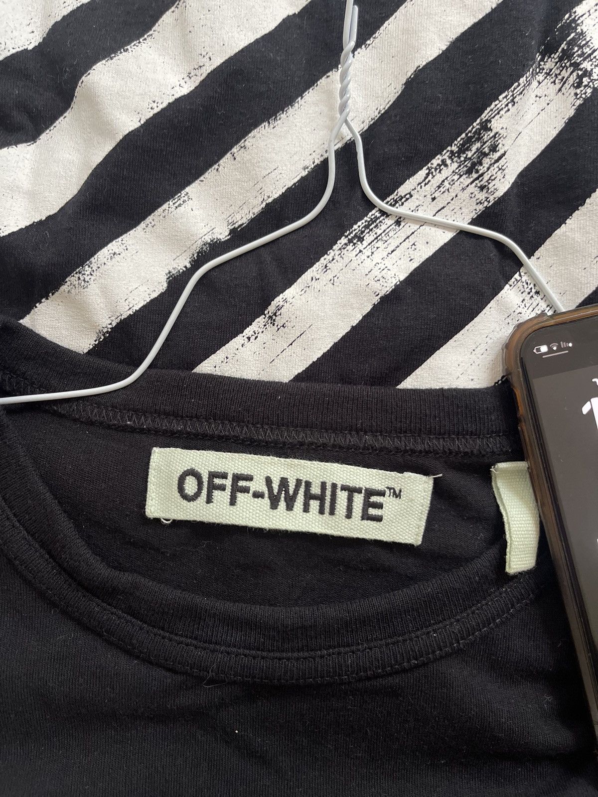 Off-White Off white brushed diagonal Long Sleeve Size US S / EU 44-46 / 1 - 9 Thumbnail