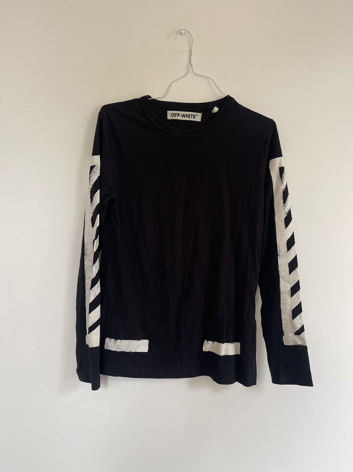 Off-White Off white brushed diagonal Long Sleeve Size US S / EU 44-46 / 1 - 5 Thumbnail