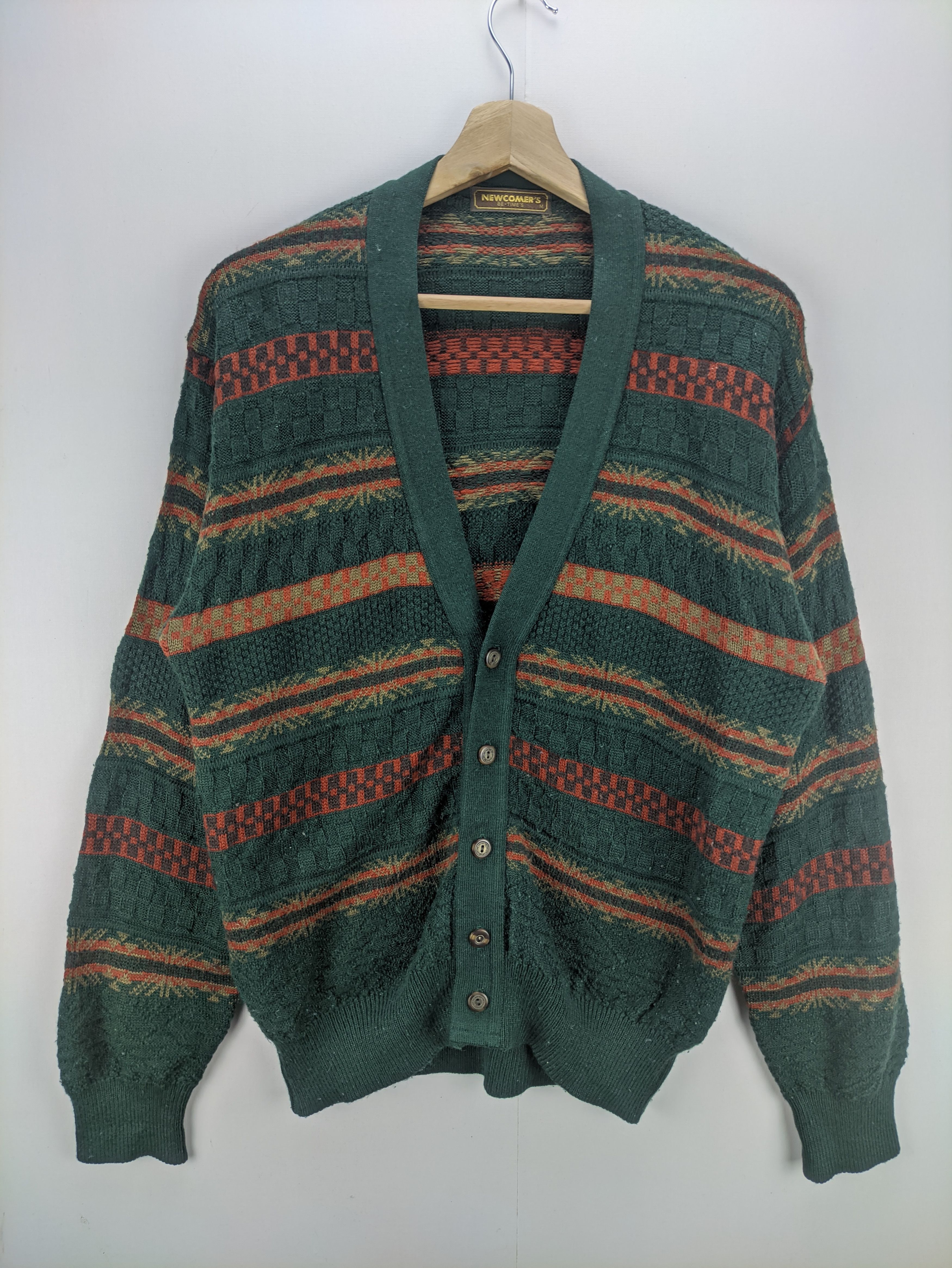 Japanese Brand Steals🔥Knit Cardigan Button Up by Newcomers Size US M / EU 48-50 / 2 - 1 Thumbnail
