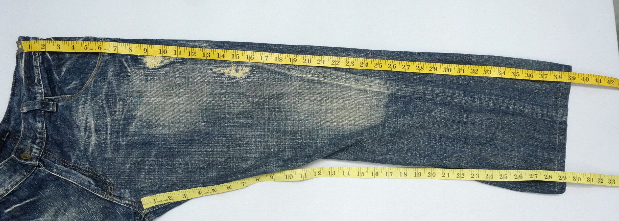 Japanese Brand 🔥TETE HOMME Twisted Seam Flared Lowrise Jeans Size US 33 - 17 Thumbnail