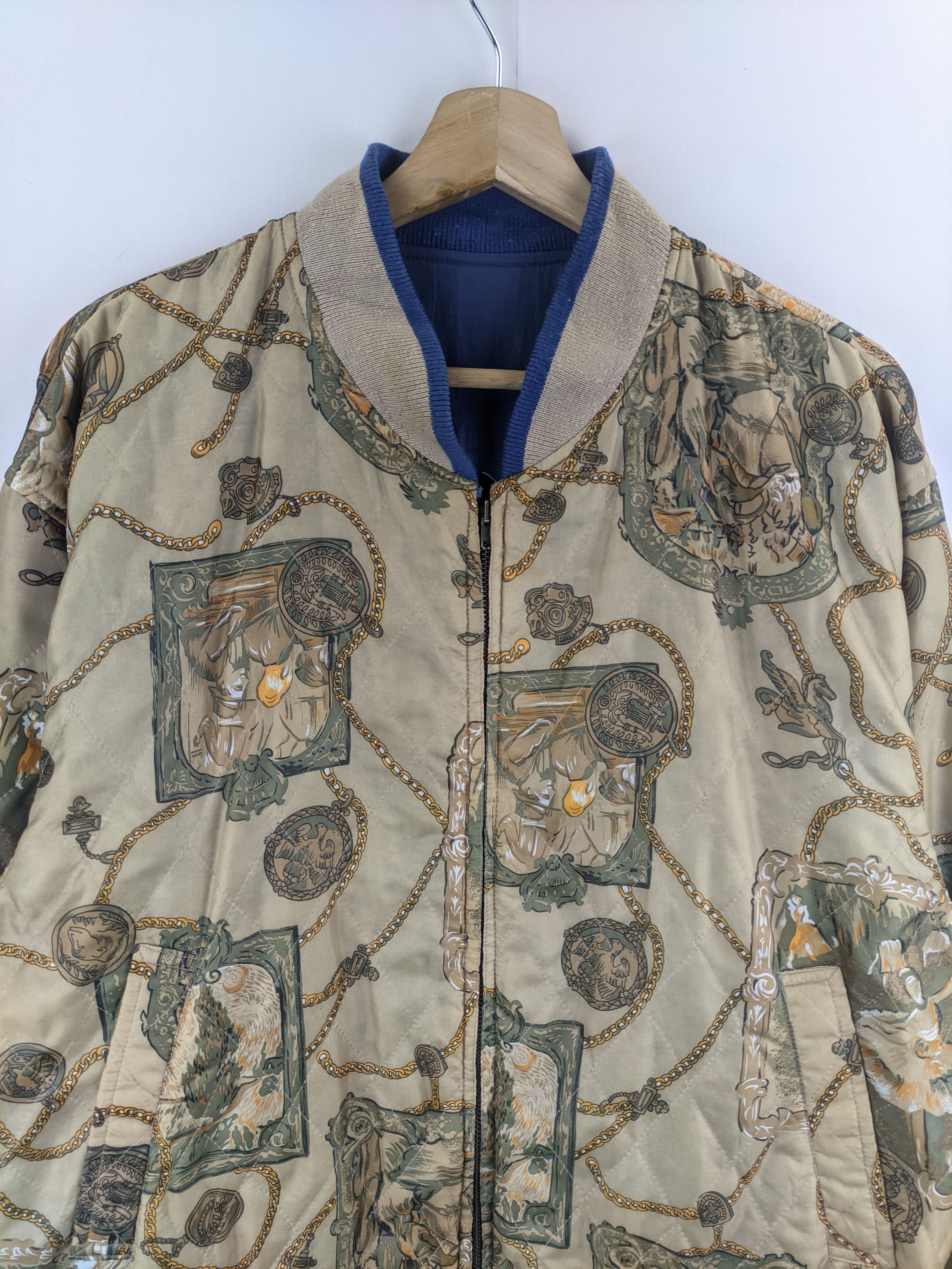 Japanese Brand Steals🔥Vintage Jacket Reversible Celine Style by Patrizo Size US L / EU 52-54 / 3 - 6 Thumbnail