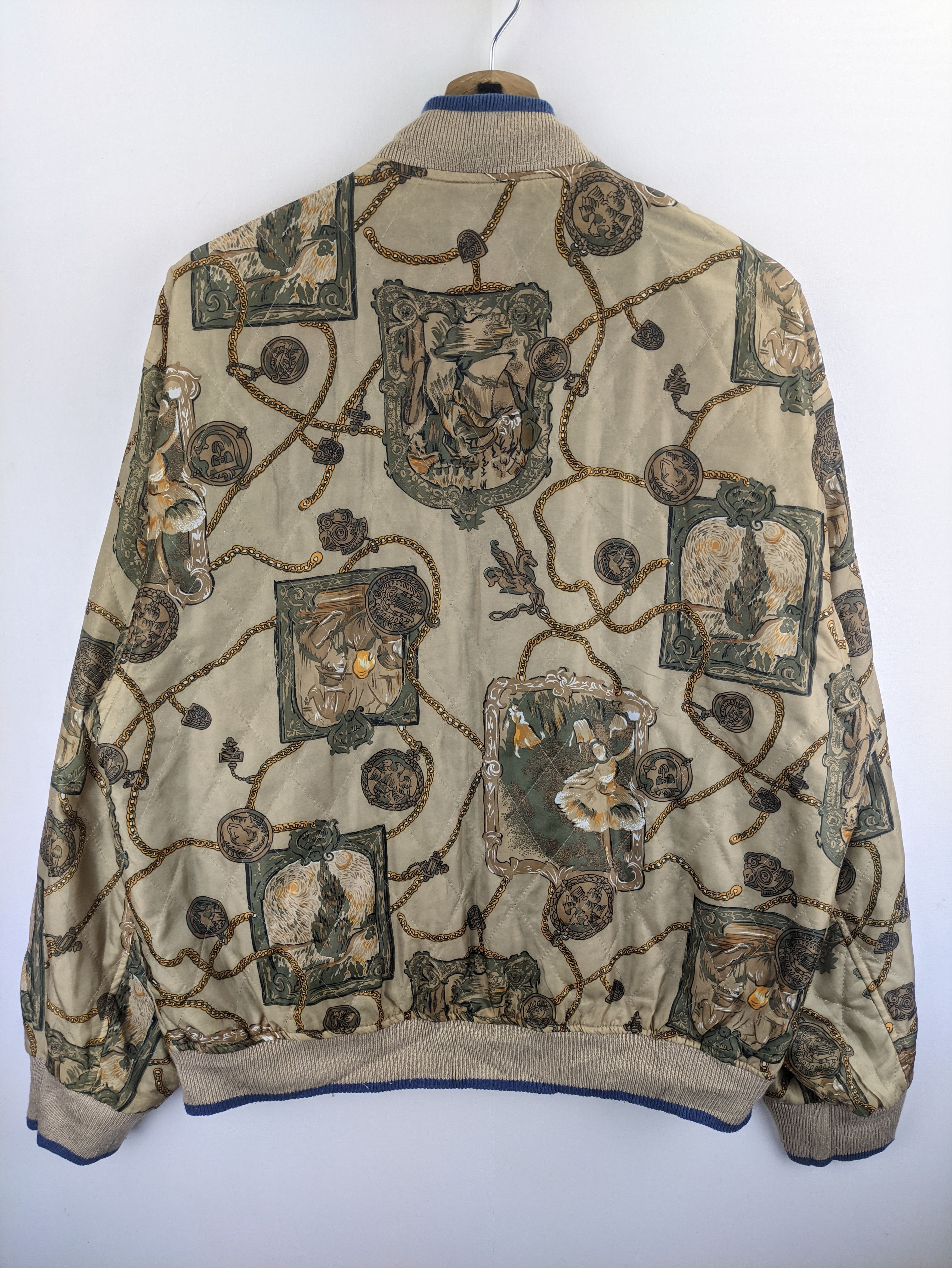 Japanese Brand Steals🔥Vintage Jacket Reversible Celine Style by Patrizo Size US L / EU 52-54 / 3 - 2 Thumbnail