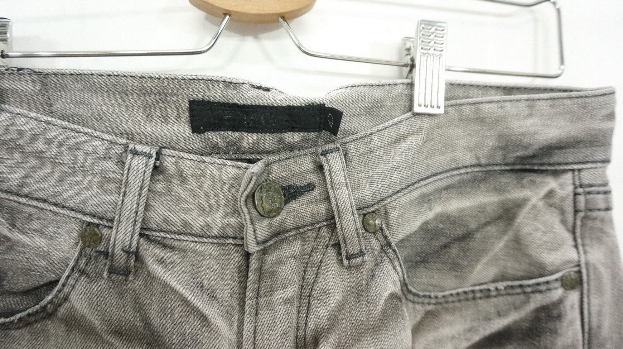 GOSTAR DE FUGA Vintage FUGA Smokey Distressed Lowrise Flared Denim Size US 29 - 8 Thumbnail