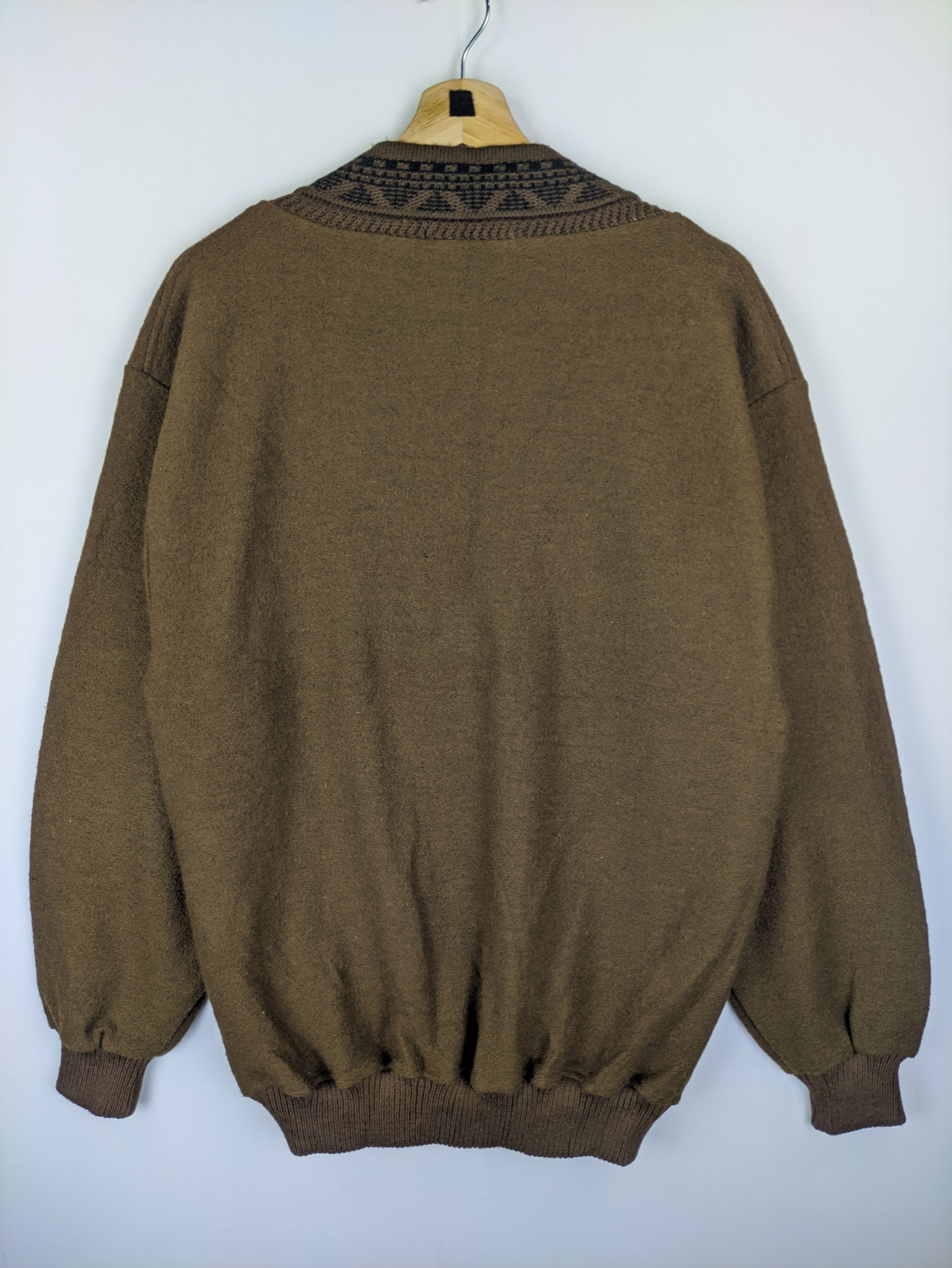 Japanese Brand Steals🔥Wool Cardigan Sweater by Royal Regiment St Torosa Size US L / EU 52-54 / 3 - 2 Thumbnail