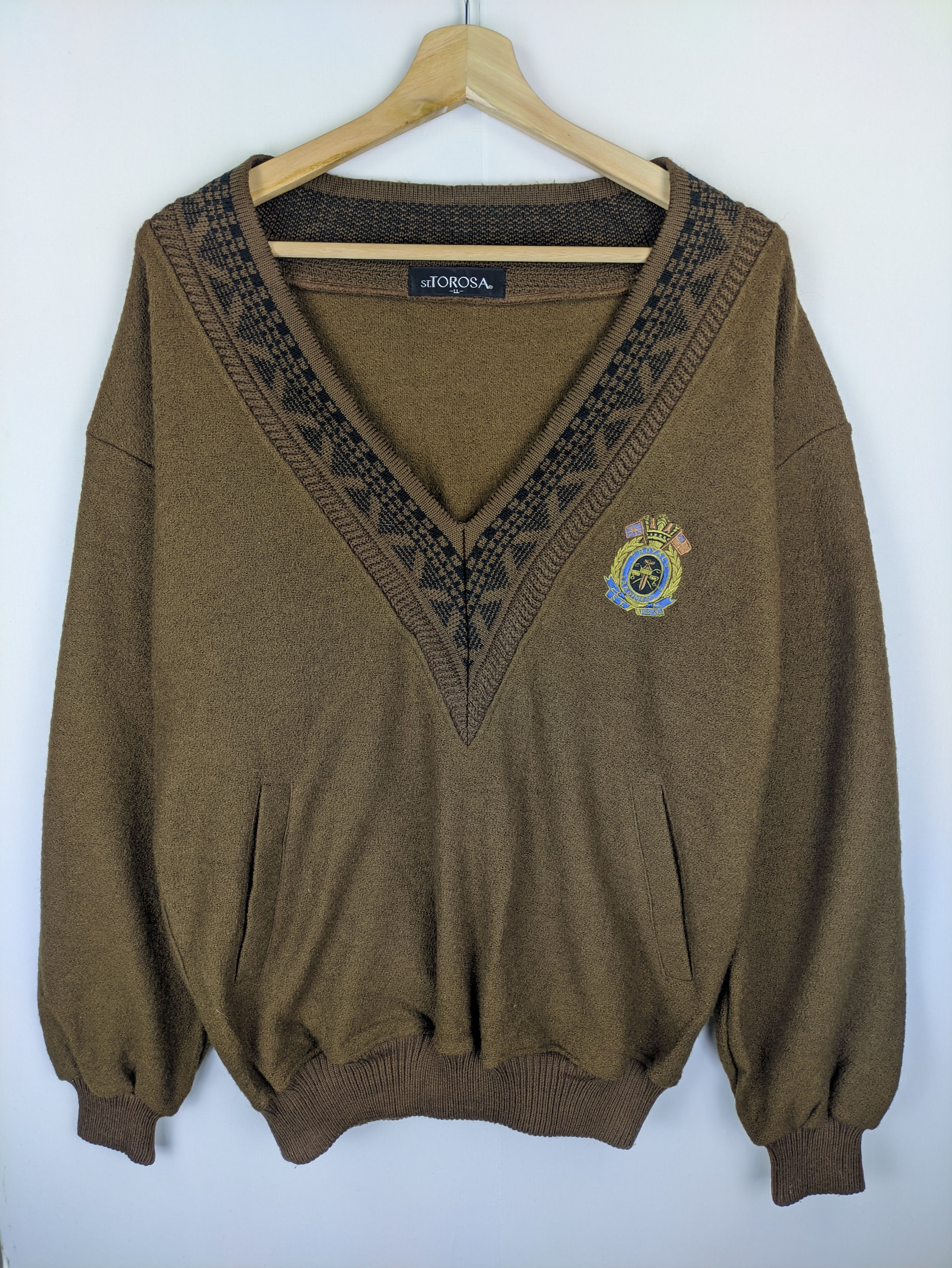 Japanese Brand Steals🔥Wool Cardigan Sweater by Royal Regiment St Torosa Size US L / EU 52-54 / 3 - 1 Thumbnail