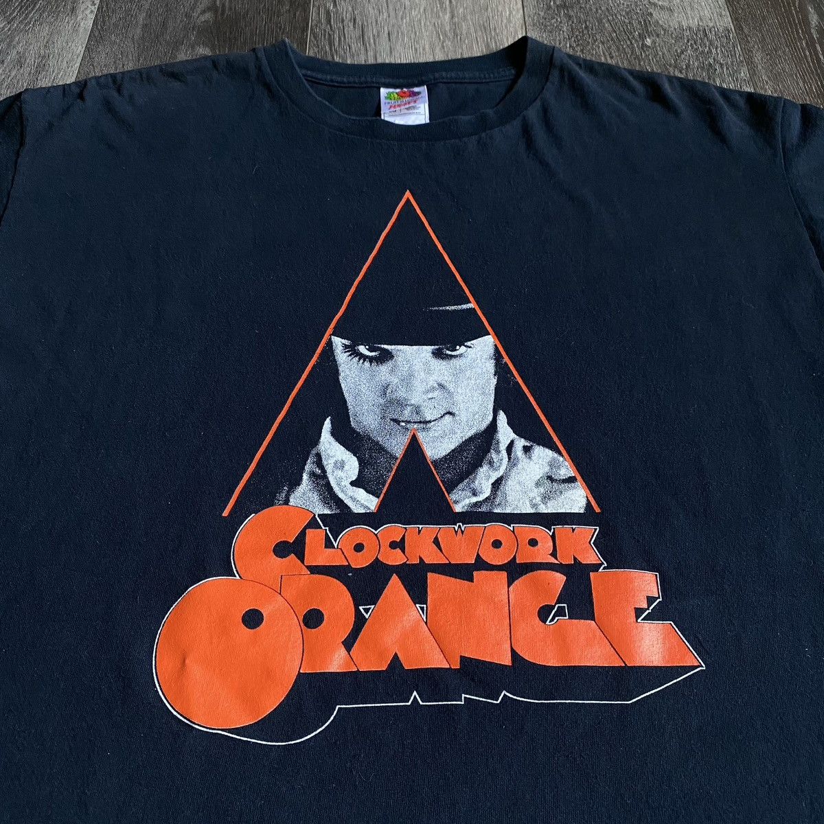 Vintage Vintage 1990s A Clockwork Orange Kubrick Movie Graphic Tee Size US XL / EU 56 / 4 - 1 Thumbnail
