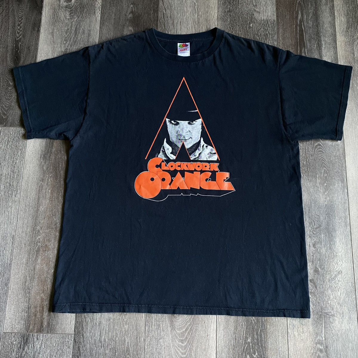 Vintage Vintage 1990s A Clockwork Orange Kubrick Movie Graphic Tee Size US XL / EU 56 / 4 - 2 Thumbnail
