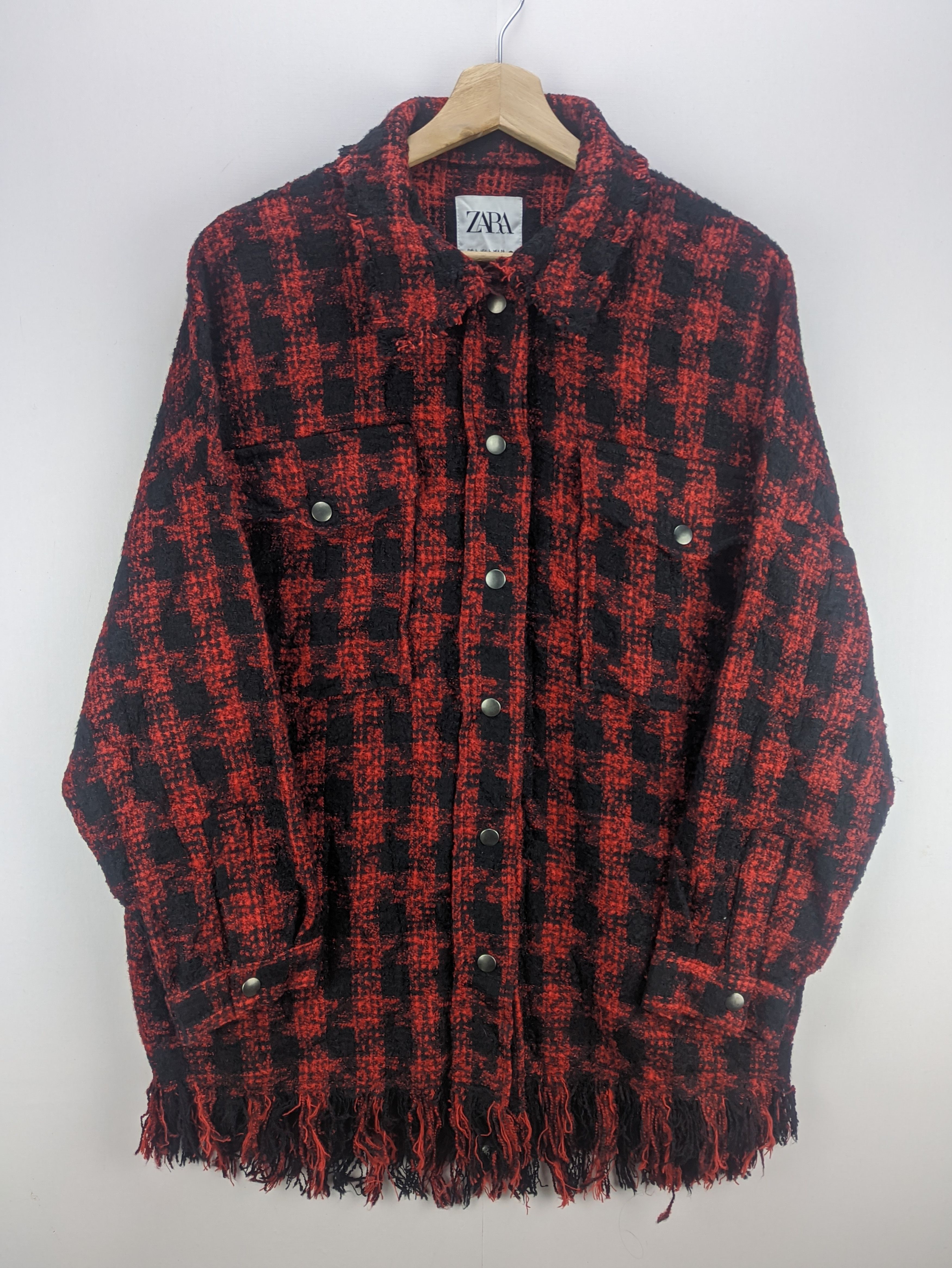 Flannel Steals🔥Vintage Flannel Distressed Style by Zara Size US L / EU 52-54 / 3 - 8 Thumbnail