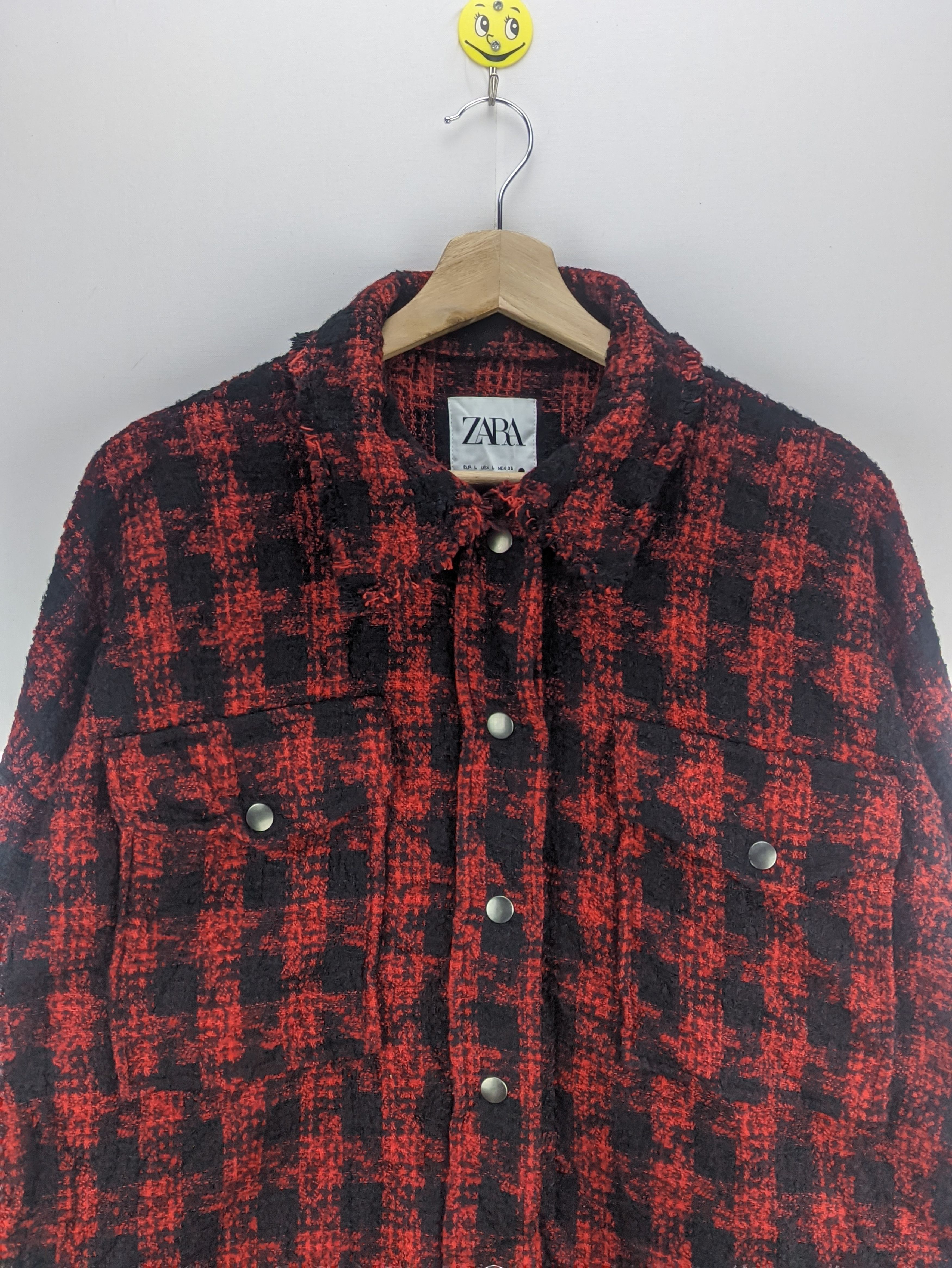 Flannel Steals🔥Vintage Flannel Distressed Style by Zara Size US L / EU 52-54 / 3 - 6 Thumbnail
