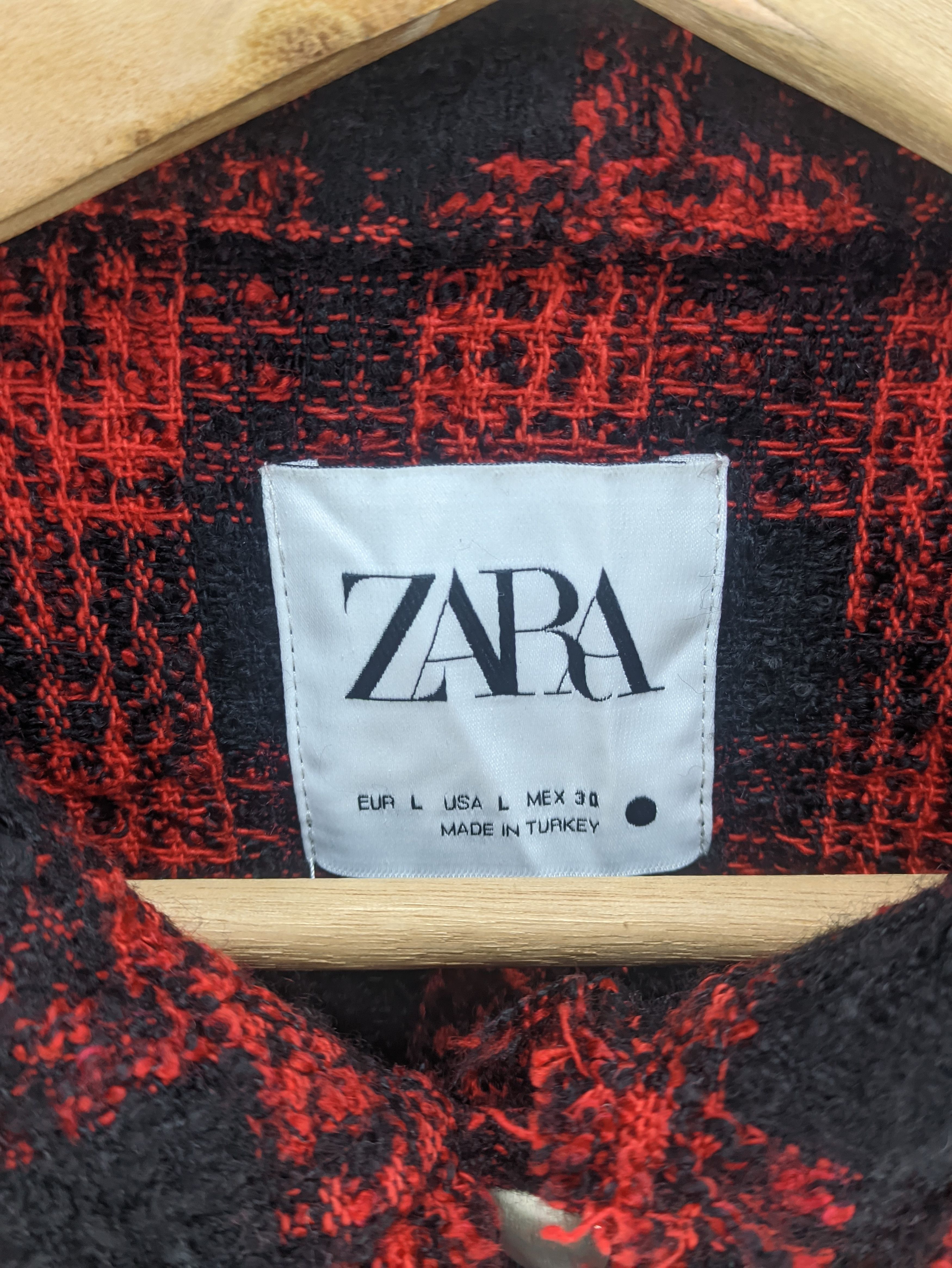 Flannel Steals🔥Vintage Flannel Distressed Style by Zara Size US L / EU 52-54 / 3 - 3 Thumbnail