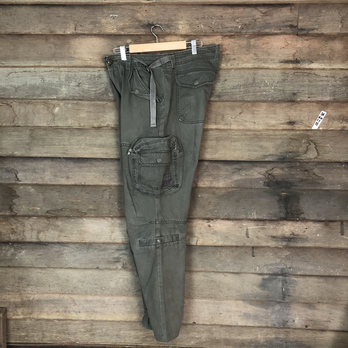 Japanese Brand CARGO PANTS 3D POCKET BAGGY BLUE MARU MULITPOCKET PANTS Size US 32 / EU 48 - 16 Thumbnail