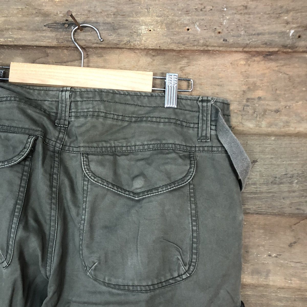 Japanese Brand CARGO PANTS 3D POCKET BAGGY BLUE MARU MULITPOCKET PANTS Size US 32 / EU 48 - 15 Thumbnail