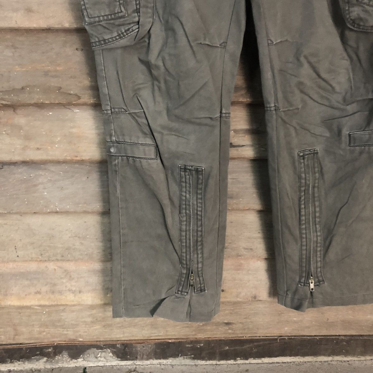 Japanese Brand CARGO PANTS 3D POCKET BAGGY BLUE MARU MULITPOCKET PANTS Size US 32 / EU 48 - 8 Thumbnail