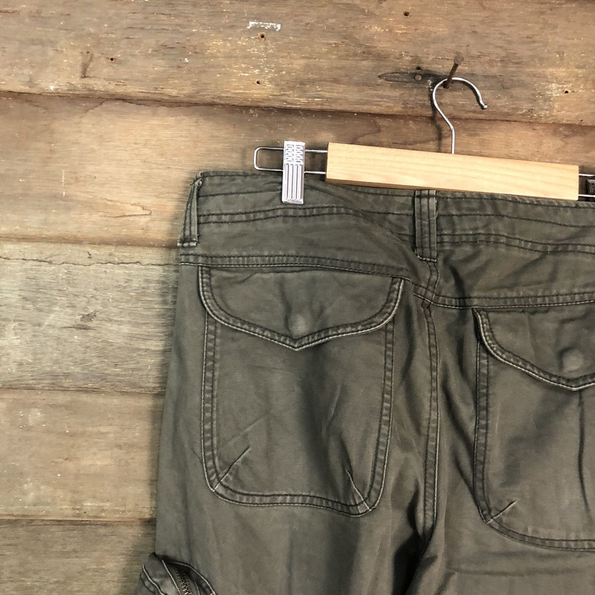 Japanese Brand CARGO PANTS 3D POCKET BAGGY BLUE MARU MULITPOCKET PANTS Size US 32 / EU 48 - 14 Thumbnail