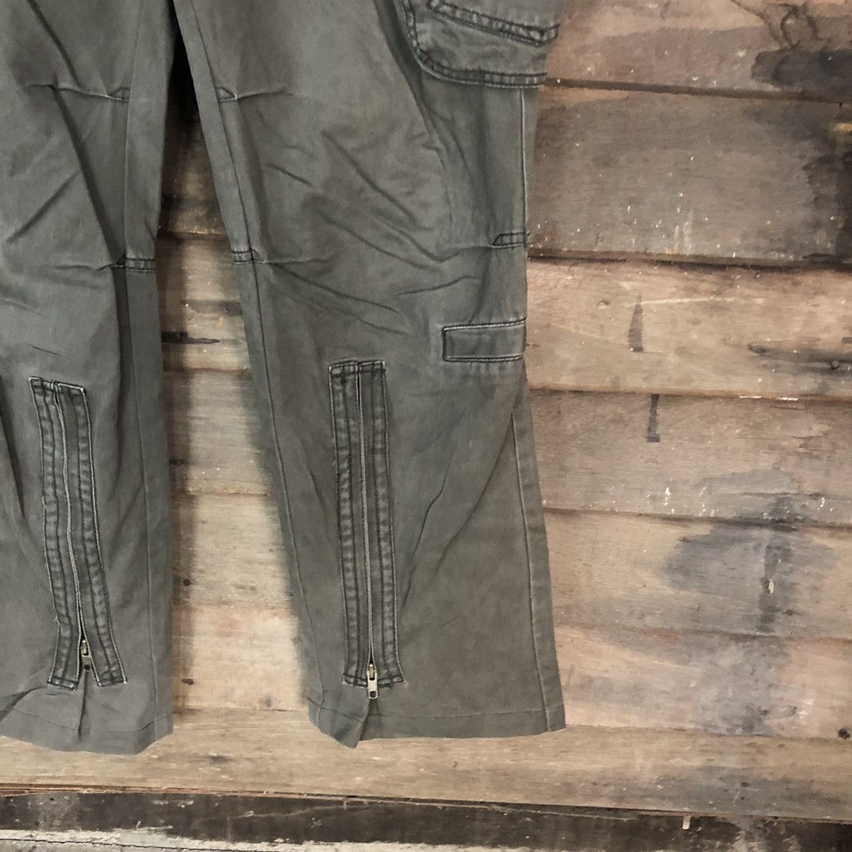 Japanese Brand CARGO PANTS 3D POCKET BAGGY BLUE MARU MULITPOCKET PANTS Size US 32 / EU 48 - 9 Thumbnail