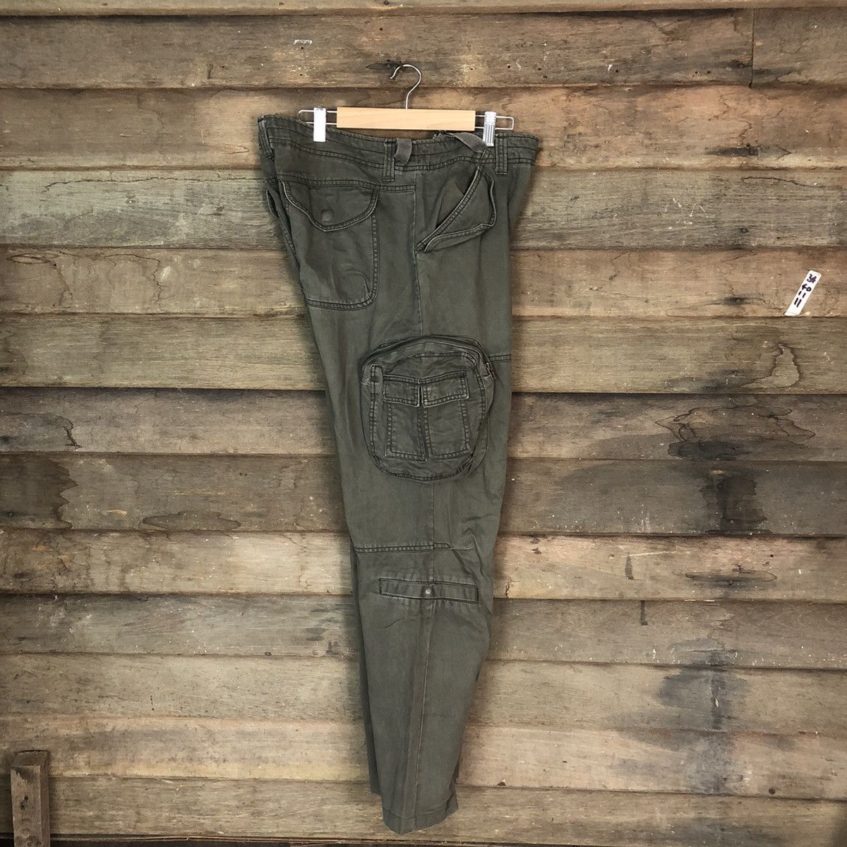Japanese Brand CARGO PANTS 3D POCKET BAGGY BLUE MARU MULITPOCKET PANTS Size US 32 / EU 48 - 20 Thumbnail
