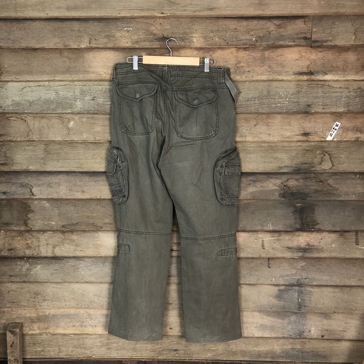 Japanese Brand CARGO PANTS 3D POCKET BAGGY BLUE MARU MULITPOCKET PANTS Size US 32 / EU 48 - 11 Thumbnail
