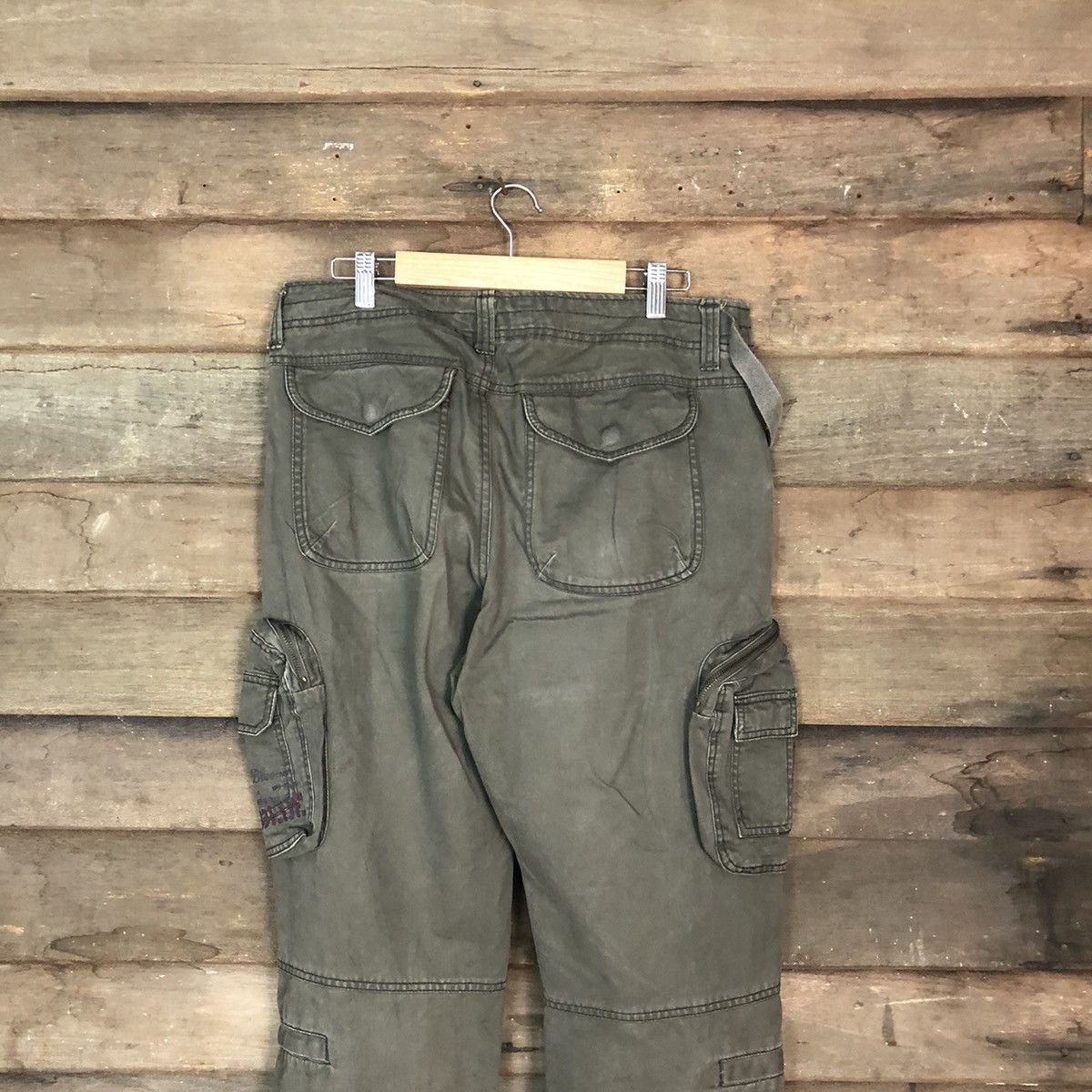 Japanese Brand CARGO PANTS 3D POCKET BAGGY BLUE MARU MULITPOCKET PANTS Size US 32 / EU 48 - 12 Thumbnail