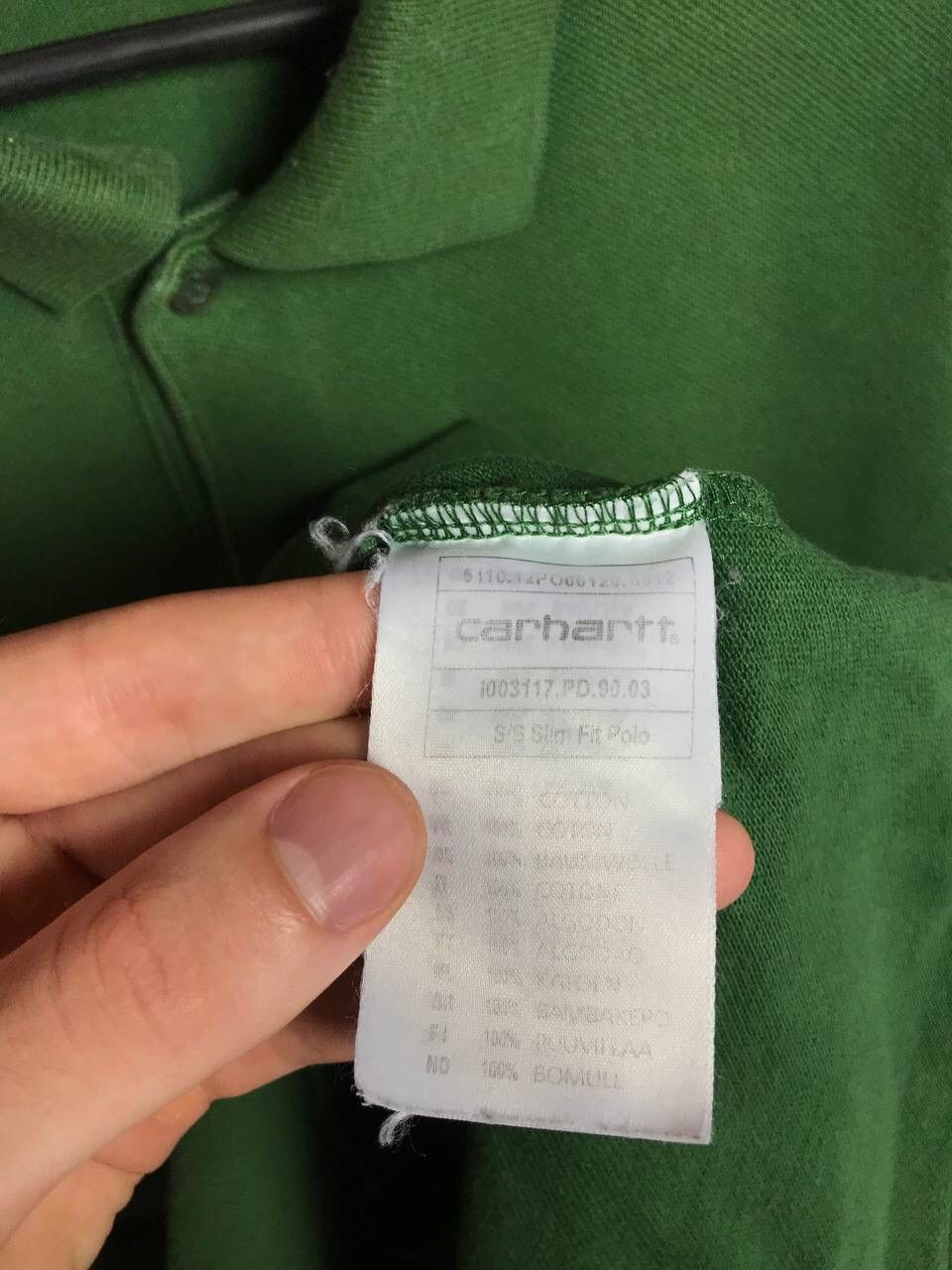 Carhartt × Vintage Vintage Carhartt streetwear polo tee Size US S / EU 44-46 / 1 - 5 Thumbnail