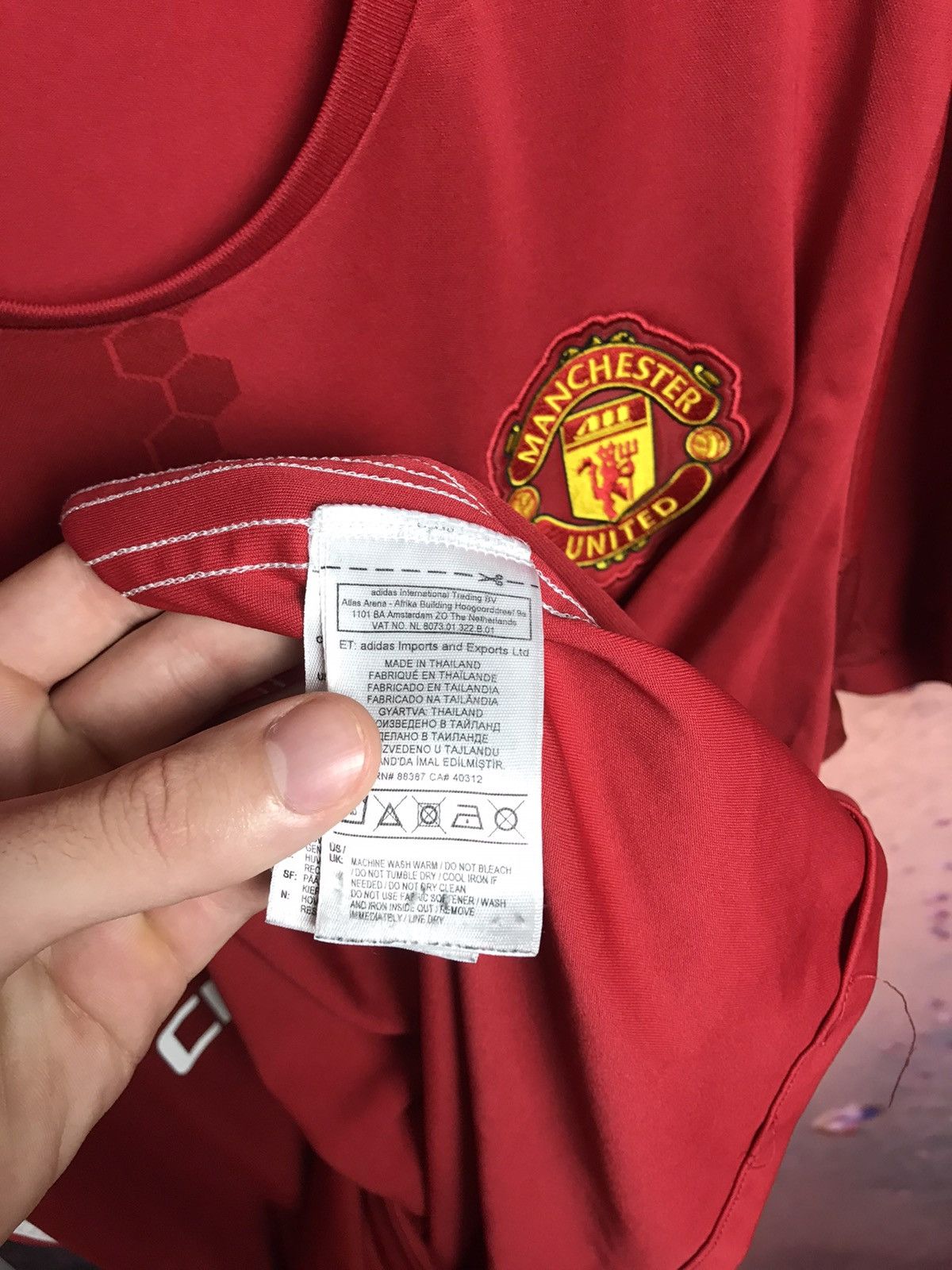 Vintage Vintage Manchester United home soccer jersey Size US XL / EU 56 / 4 - 6 Thumbnail