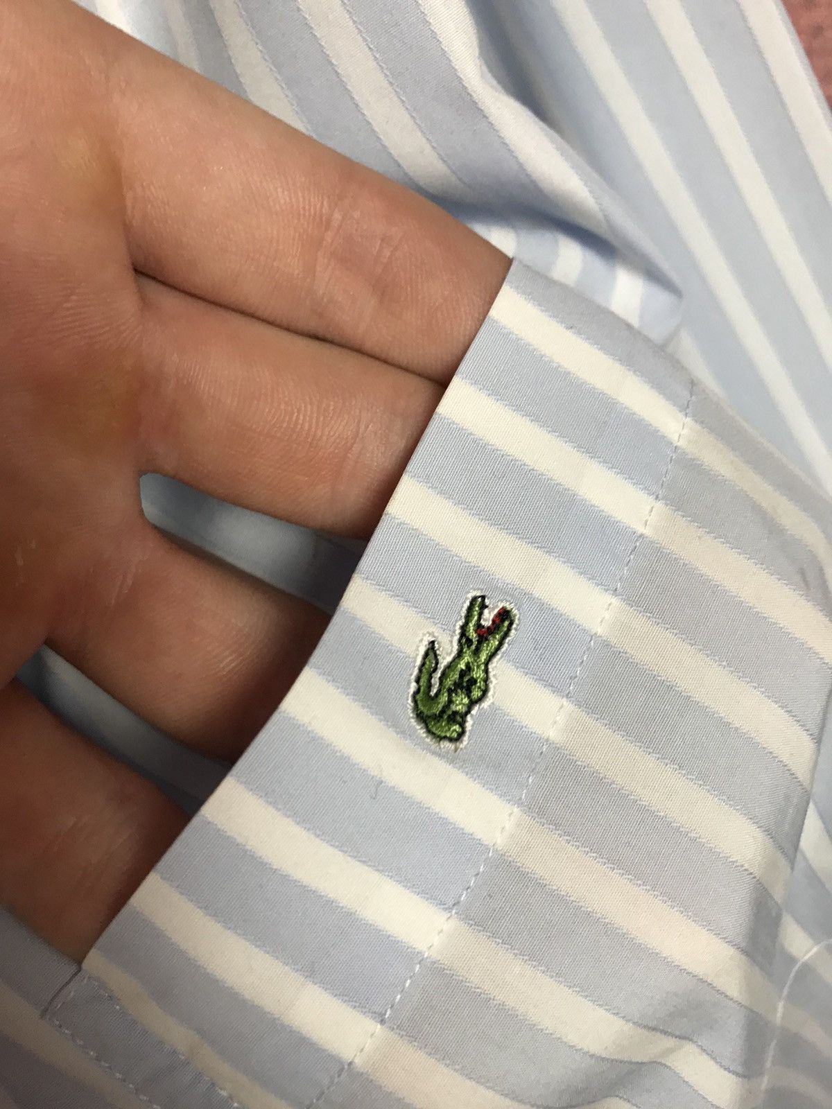 Lacoste × Vintage Vintage Lacoste luxury striped shirt Size US XL / EU 56 / 4 - 3 Thumbnail