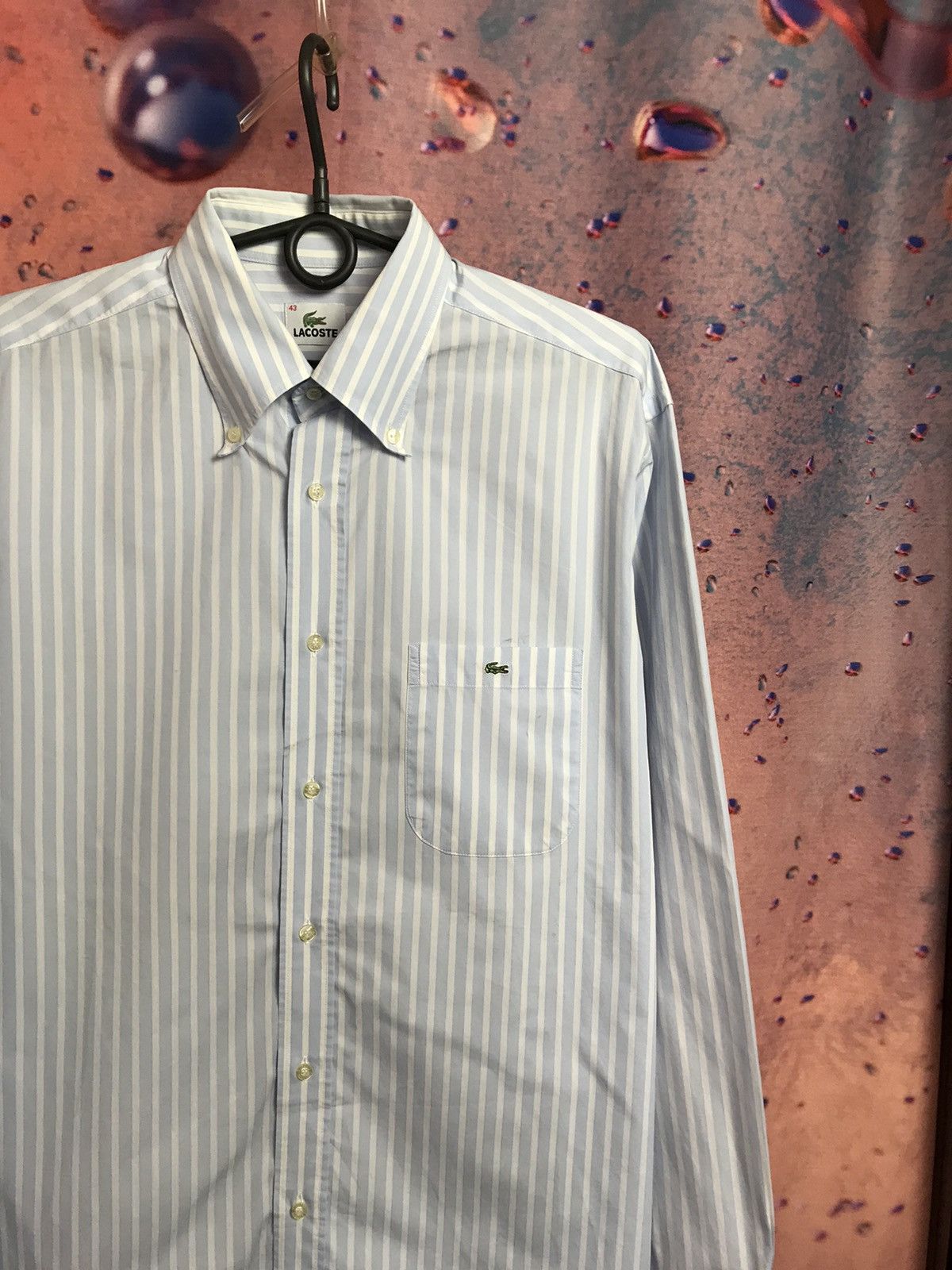 Lacoste × Vintage Vintage Lacoste luxury striped shirt Size US XL / EU 56 / 4 - 1 Thumbnail