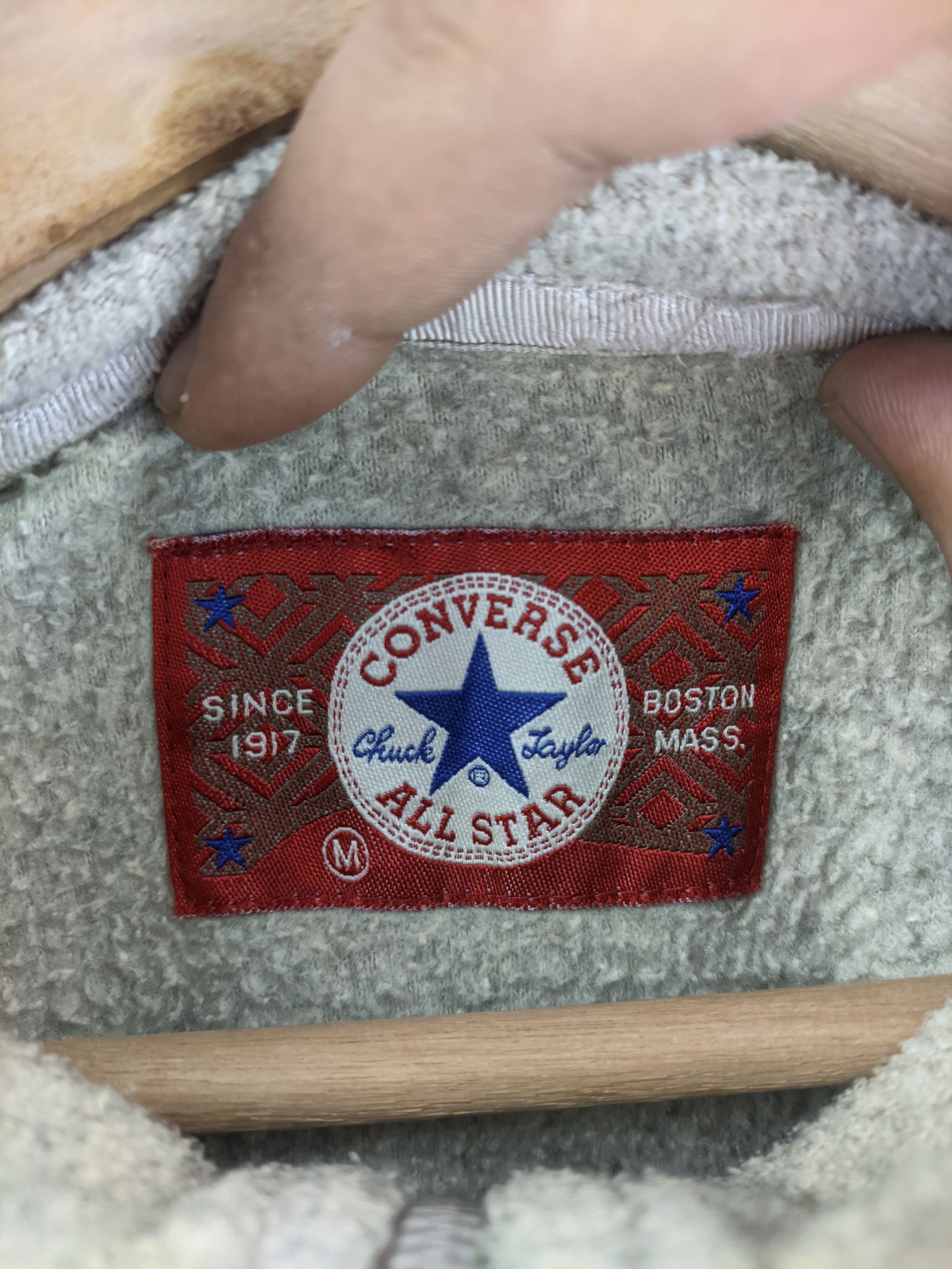 Converse Steals🔥Converse Fleece Sweater Quarter Zipper Size US M / EU 48-50 / 2 - 3 Thumbnail