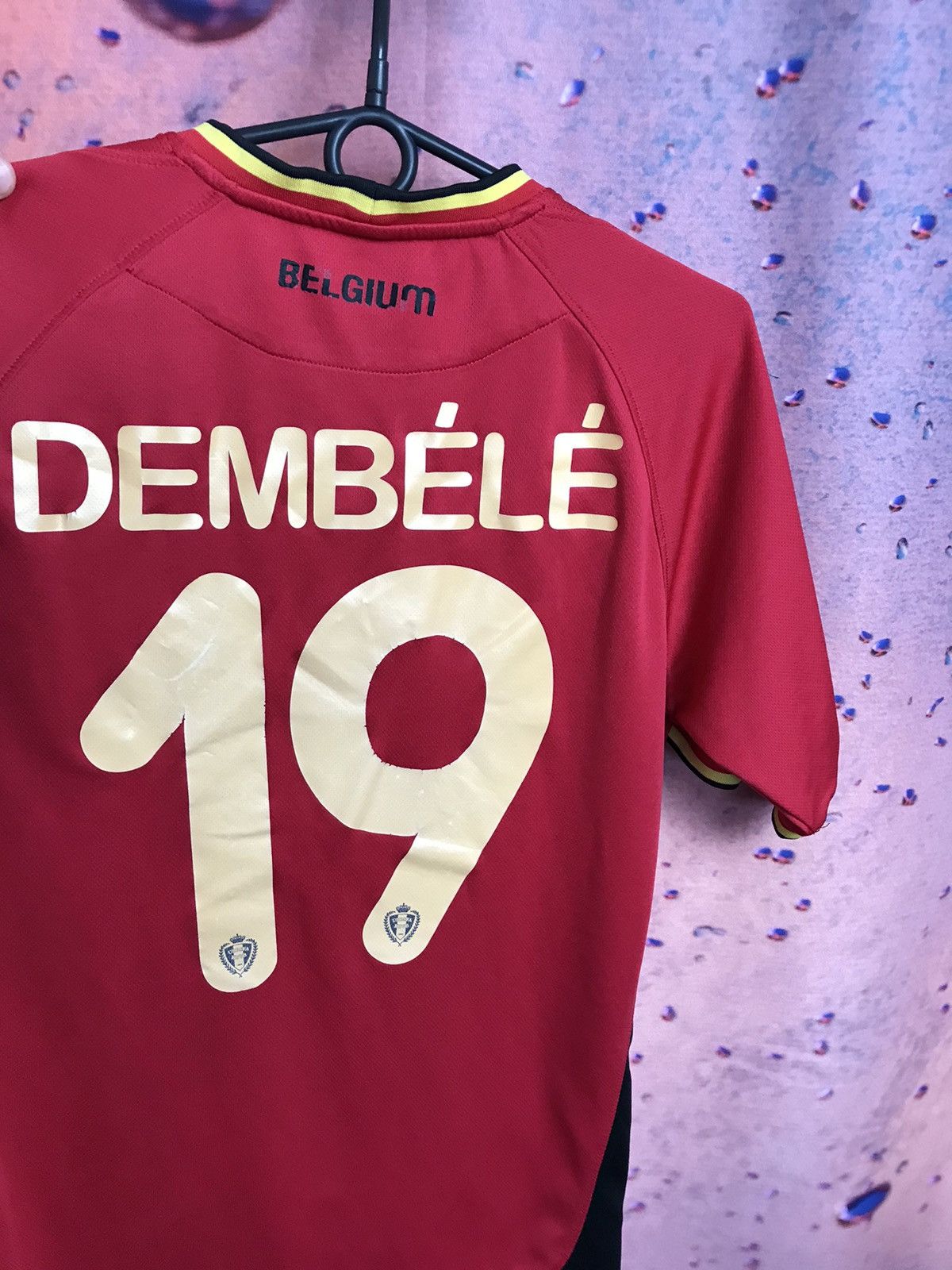 Vintage 2014/2015 Belgium Dembele Burrda home soccer jersey Size US S / EU 44-46 / 1 - 1 Thumbnail