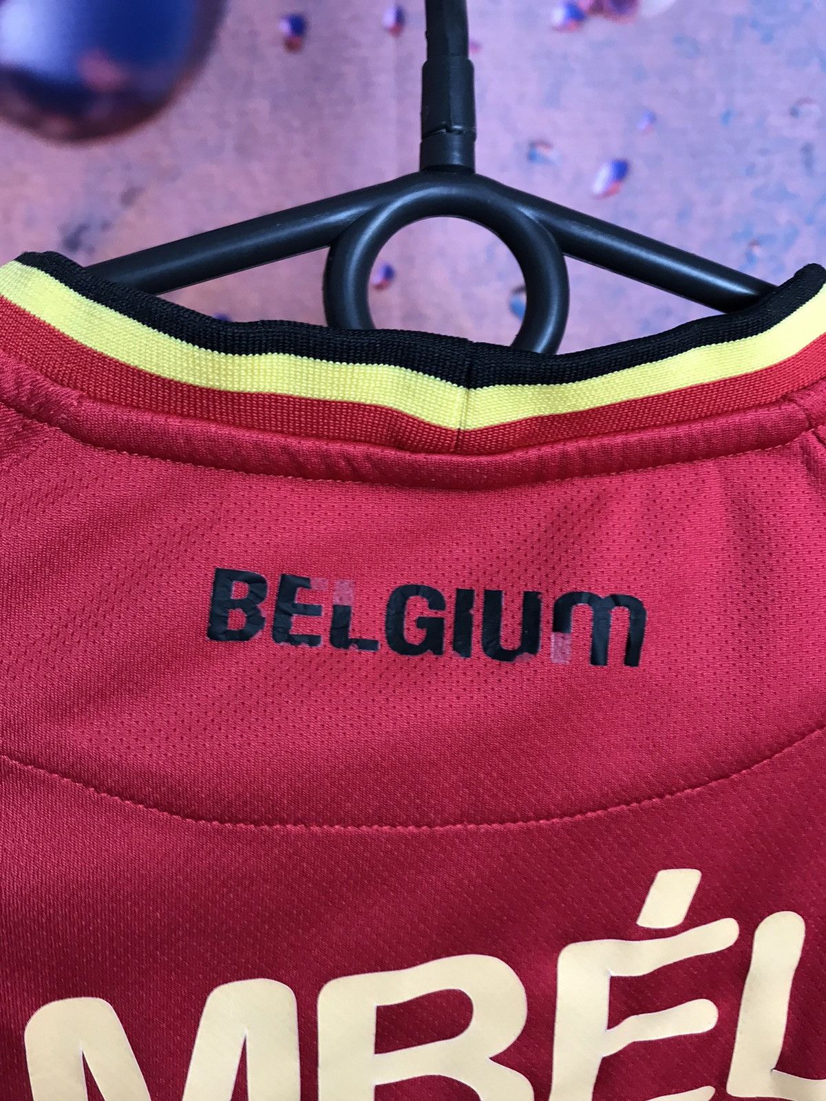 Vintage 2014/2015 Belgium Dembele Burrda home soccer jersey Size US S / EU 44-46 / 1 - 8 Thumbnail
