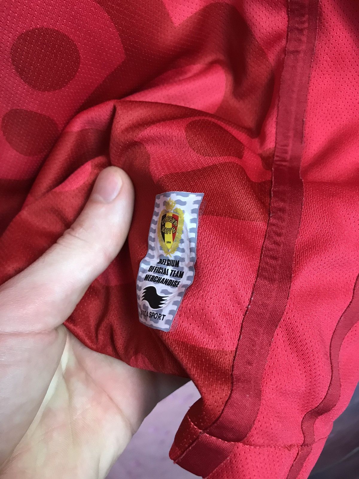 Vintage 2014/2015 Belgium Dembele Burrda home soccer jersey Size US S / EU 44-46 / 1 - 7 Thumbnail