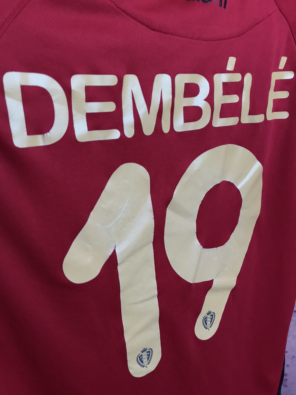 Vintage 2014/2015 Belgium Dembele Burrda home soccer jersey Size US S / EU 44-46 / 1 - 9 Thumbnail